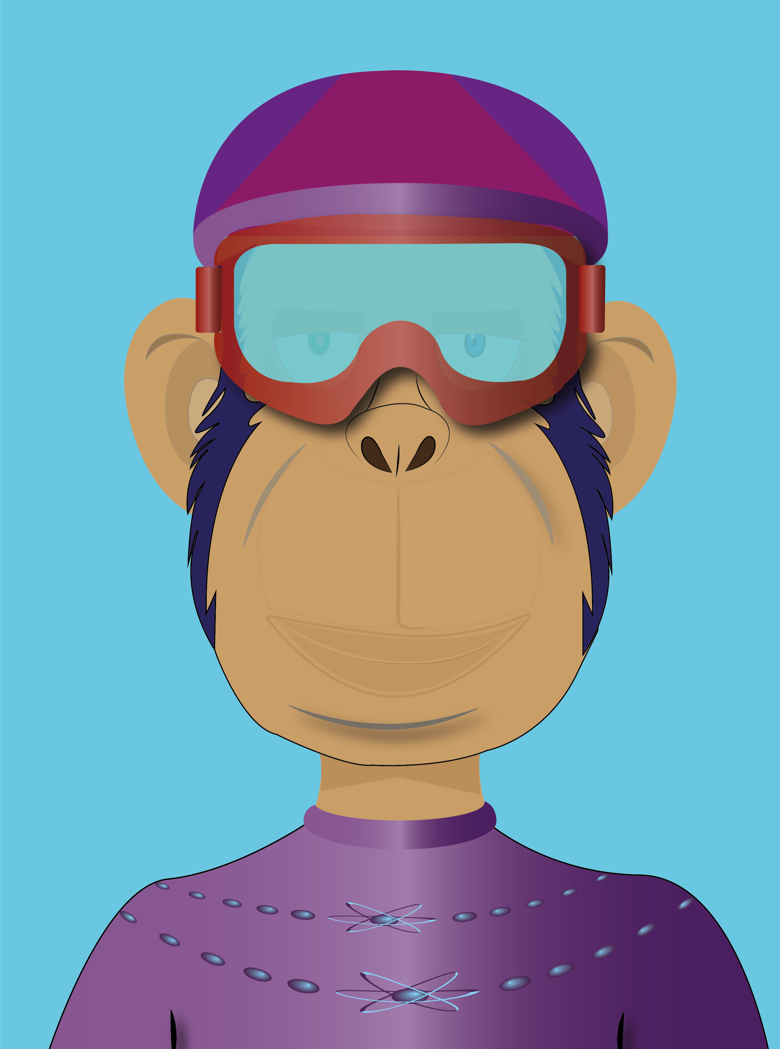 Punk Angry Monkeys#12 NFT on Algorand