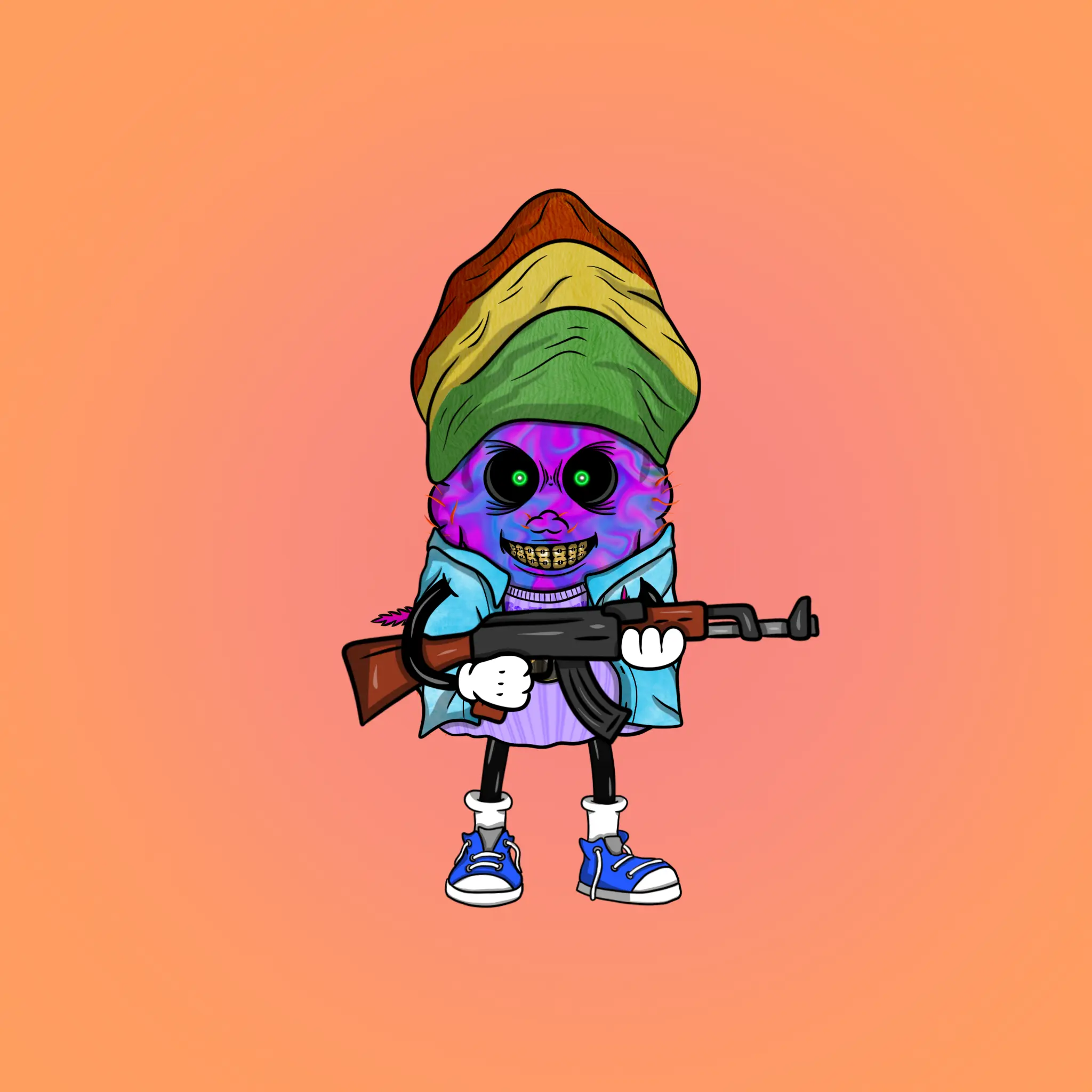 Blazing Budz #244 NFT on Algorand