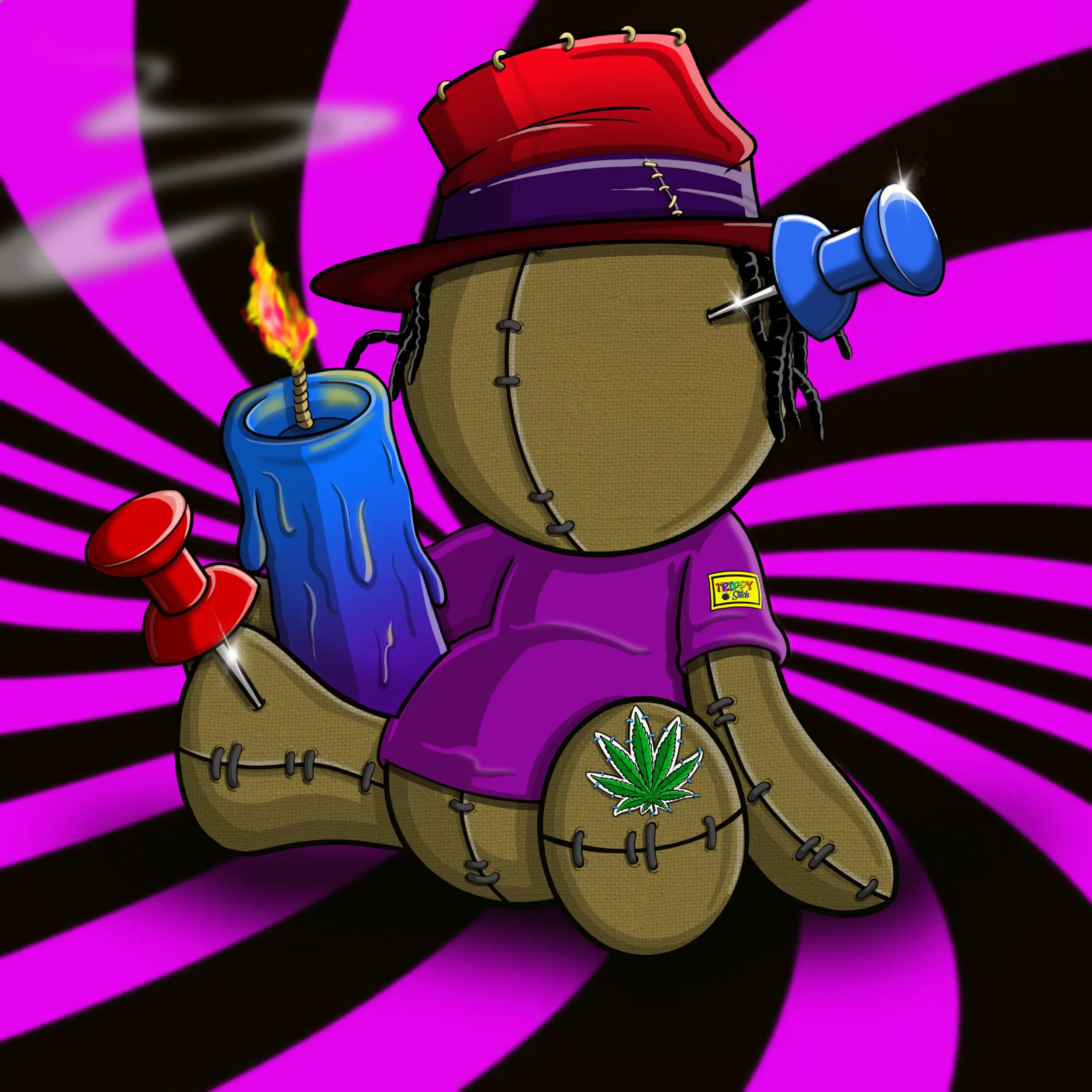 Trippy Stitch #963 NFT on Algorand