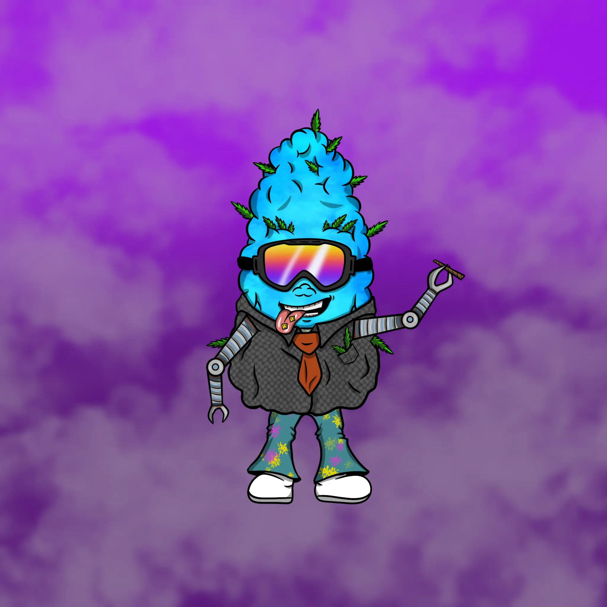 Blazing Budz #196 NFT on Algorand