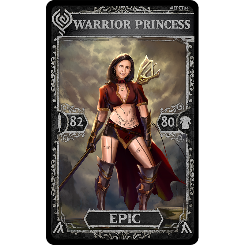 WARRIOR PRINCESS - Rare NFT on Algorand