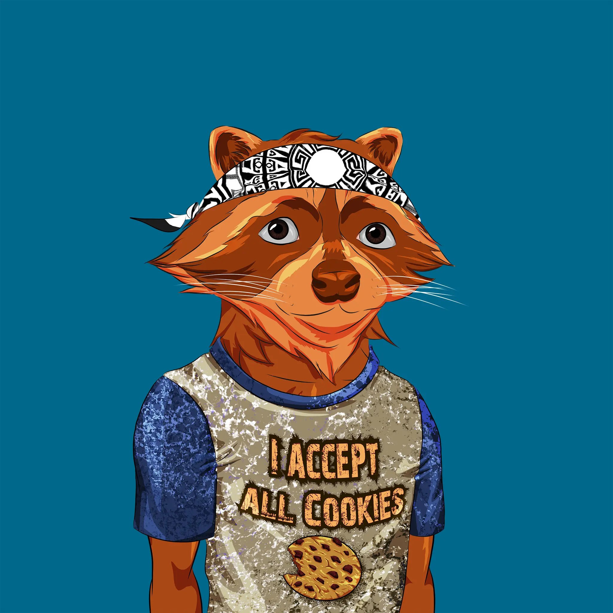 AlgoRaccoon #722 NFT on Algorand