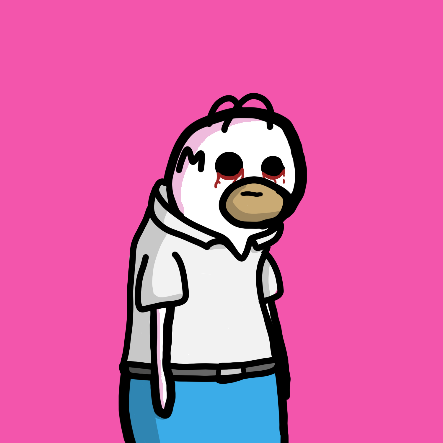 Sad Ghosteez #44 NFT on Algorand