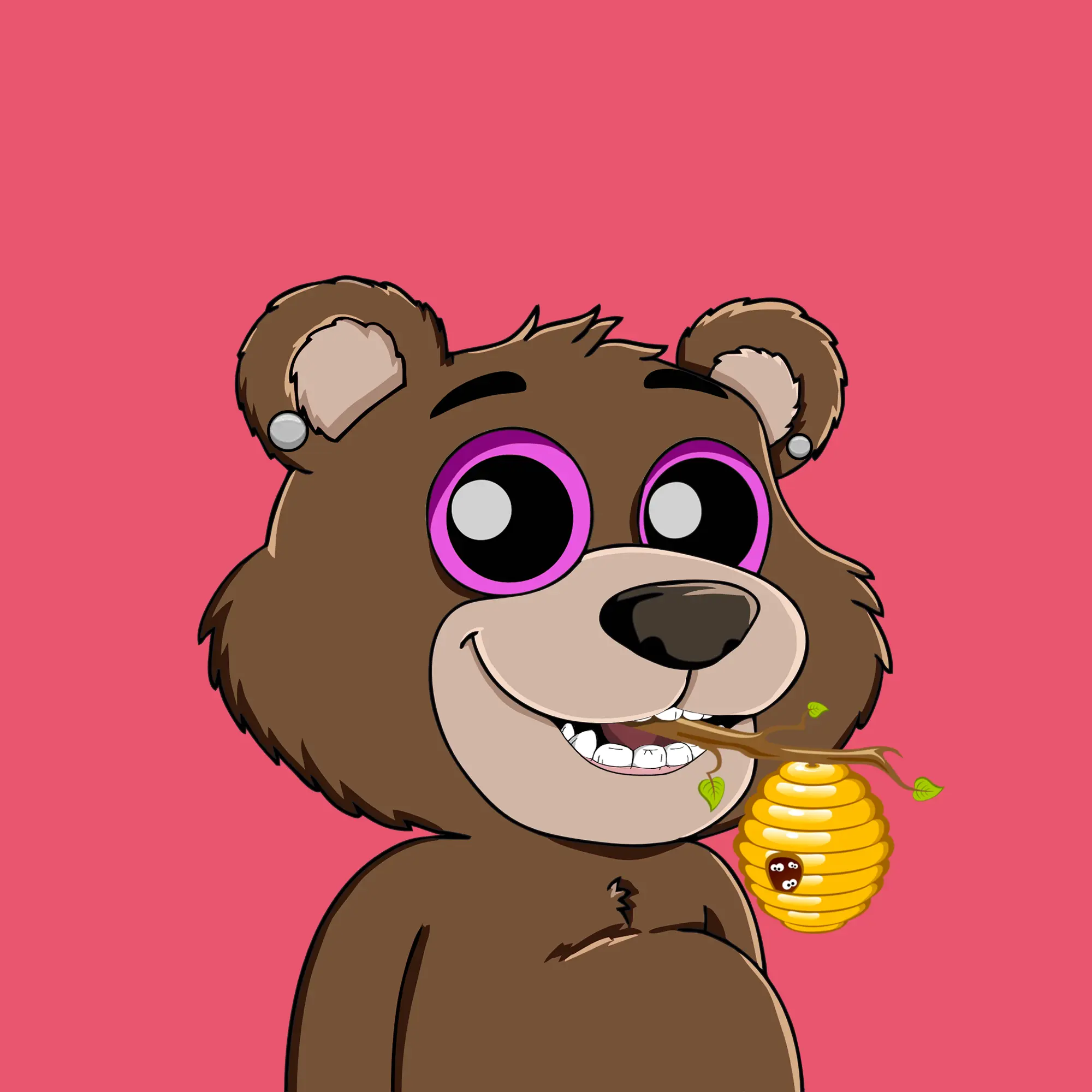 Gluttonous Bears #254 NFT on Algorand