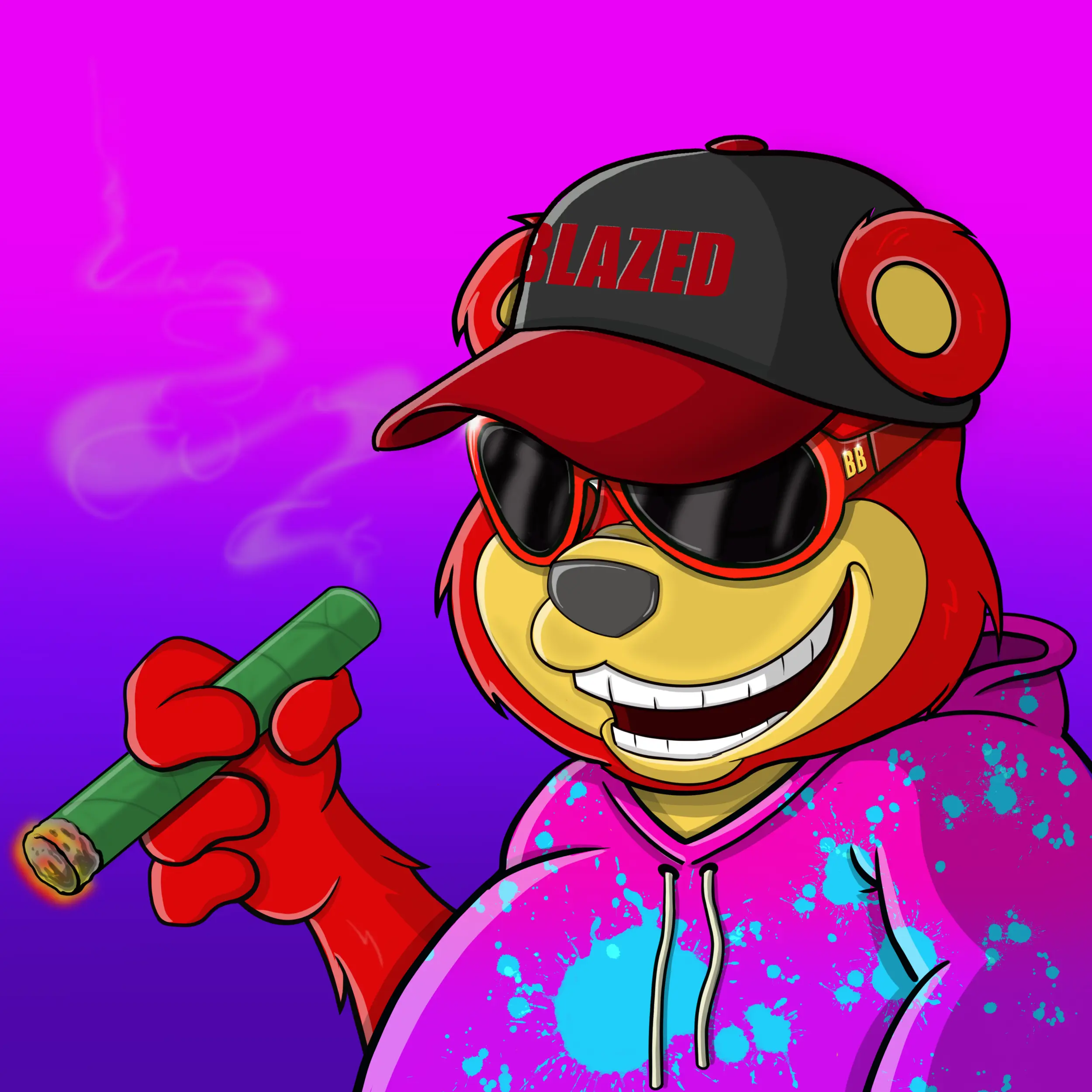 Burnin Bears #1183 NFT on Algorand