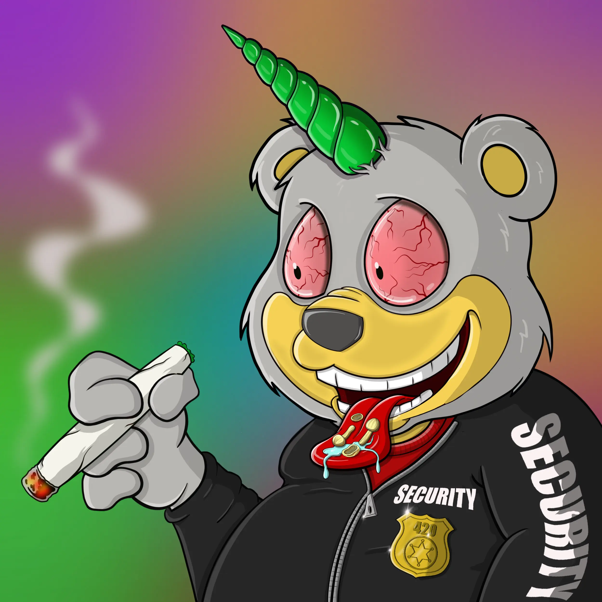 Burnin Bears #1660 NFT on Algorand