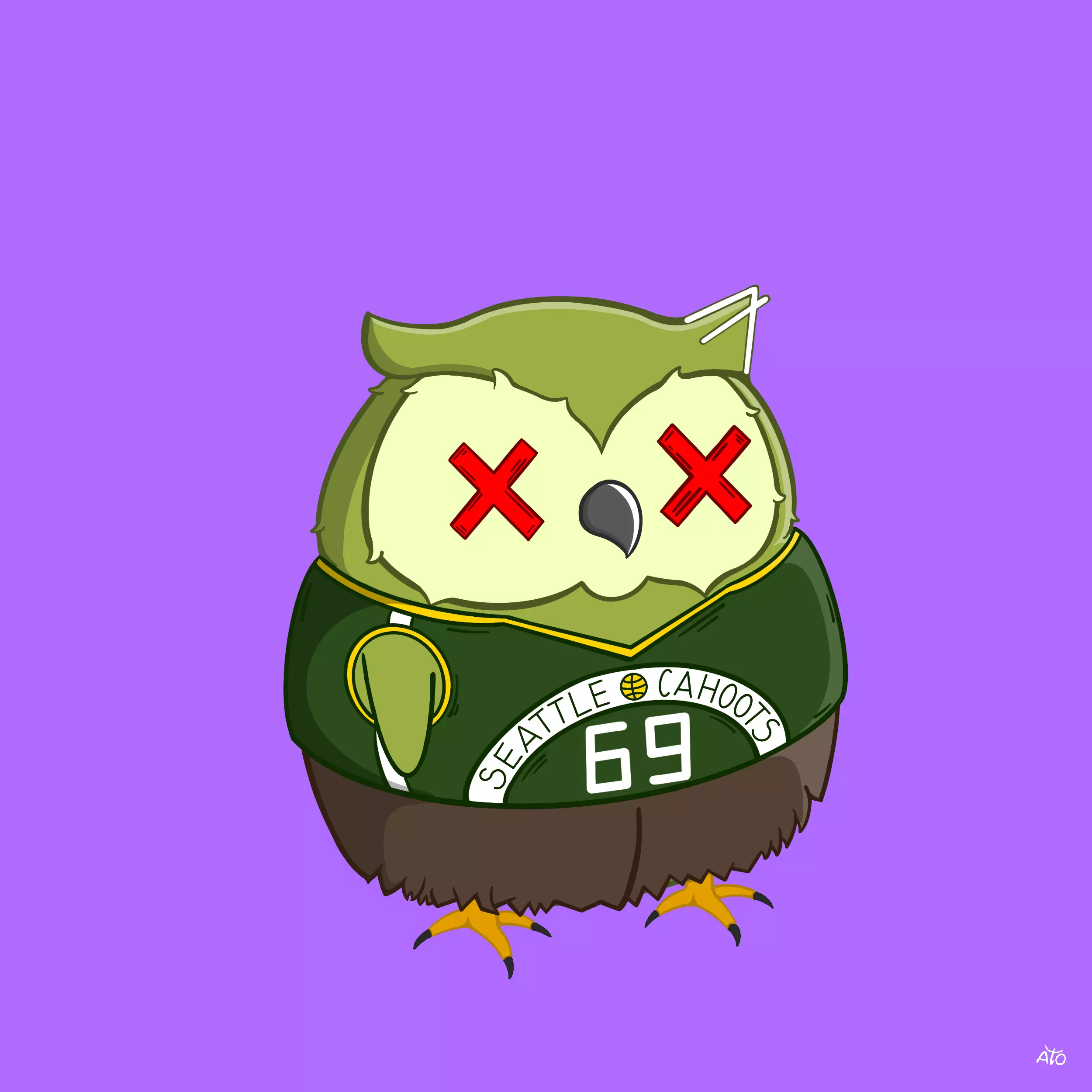 Baby Hoot Group #2599 NFT on Algorand