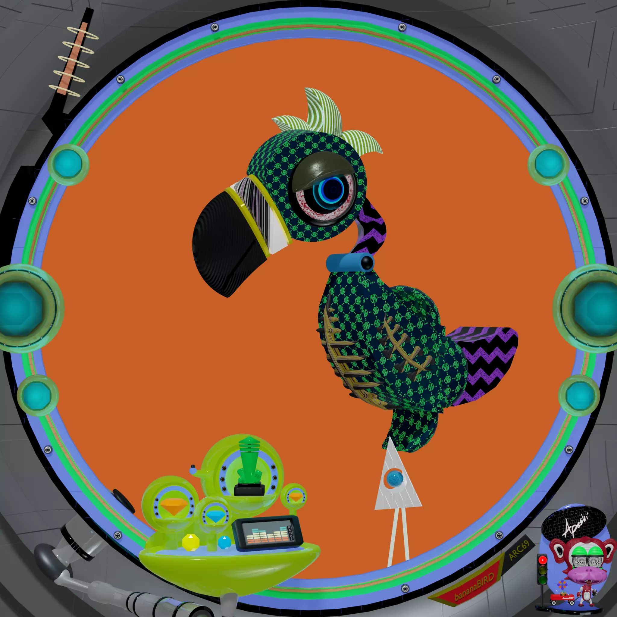 bananaBIRD #225 NFT on Algorand