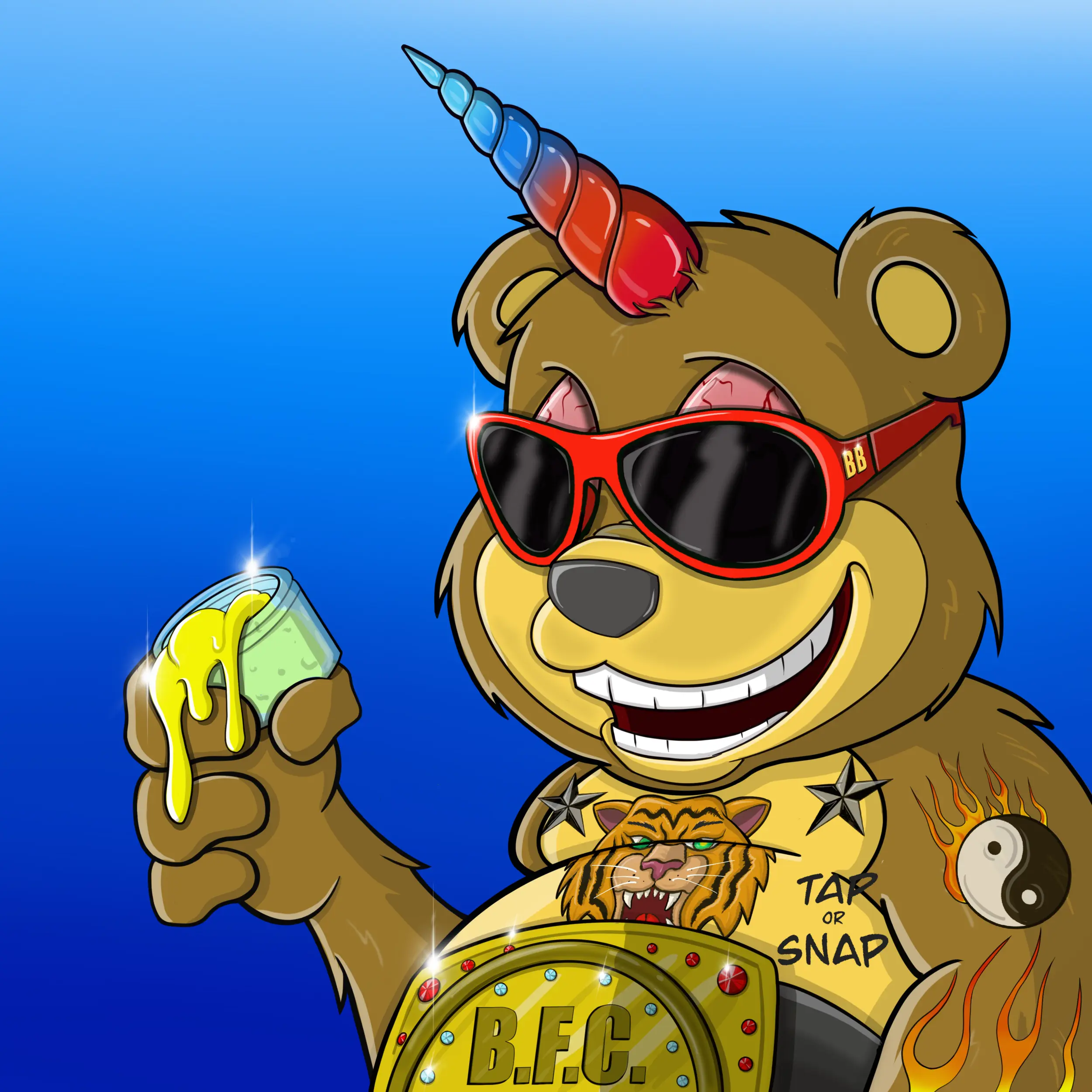 Burnin Bears #827 NFT on Algorand