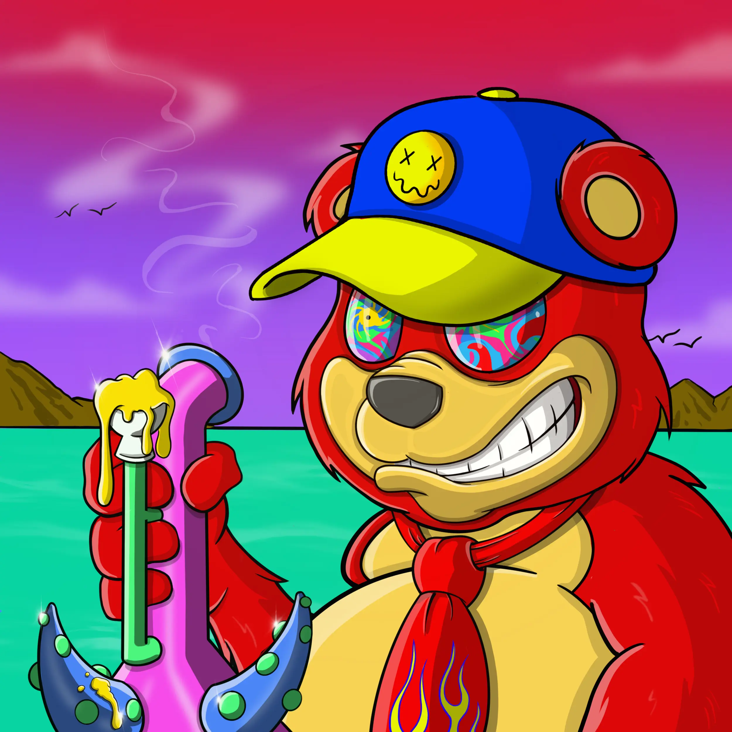 Burnin Bears #1760 NFT on Algorand