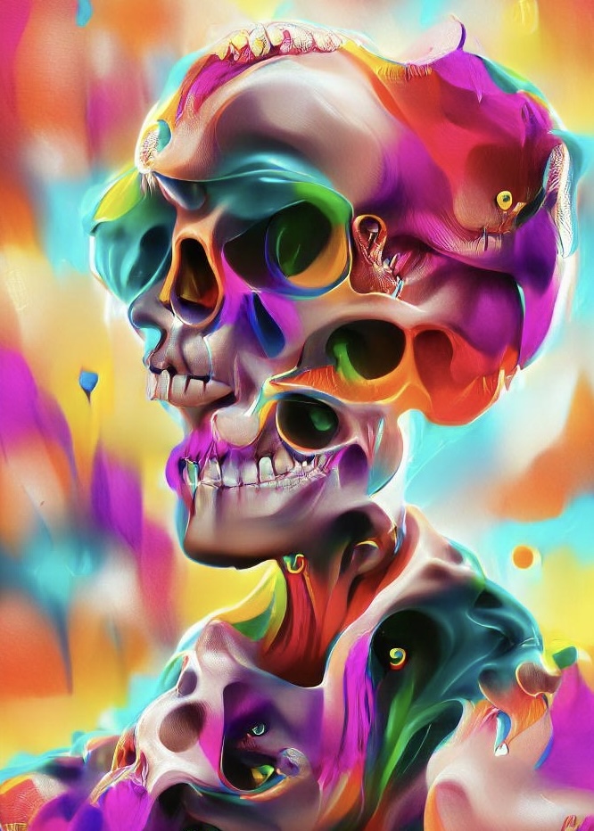 Psycho Skulls  291 NFT on Algorand