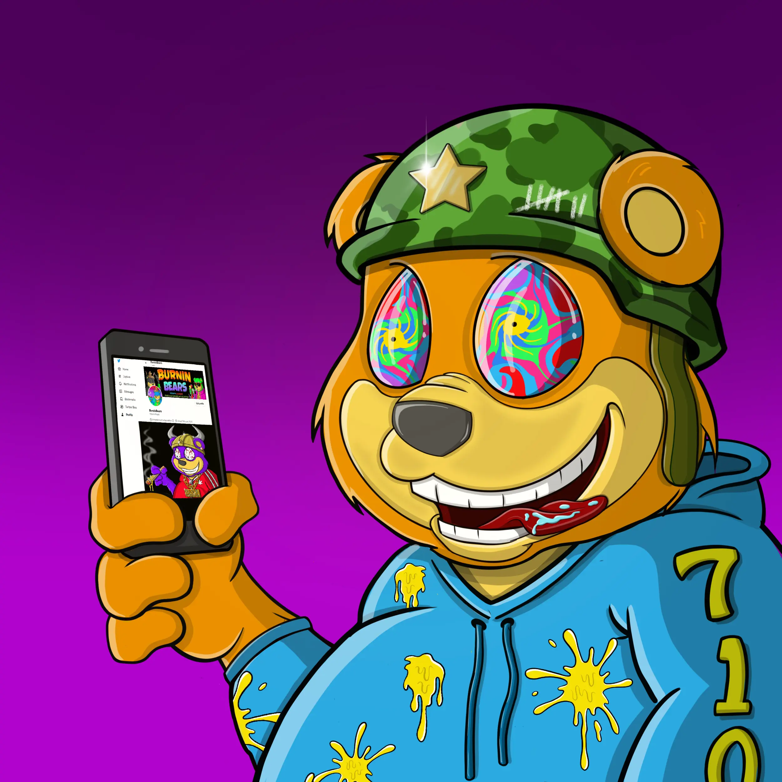 Burnin Bears #765 NFT on Algorand