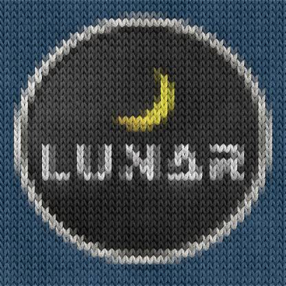 knitted LUNAR COIN