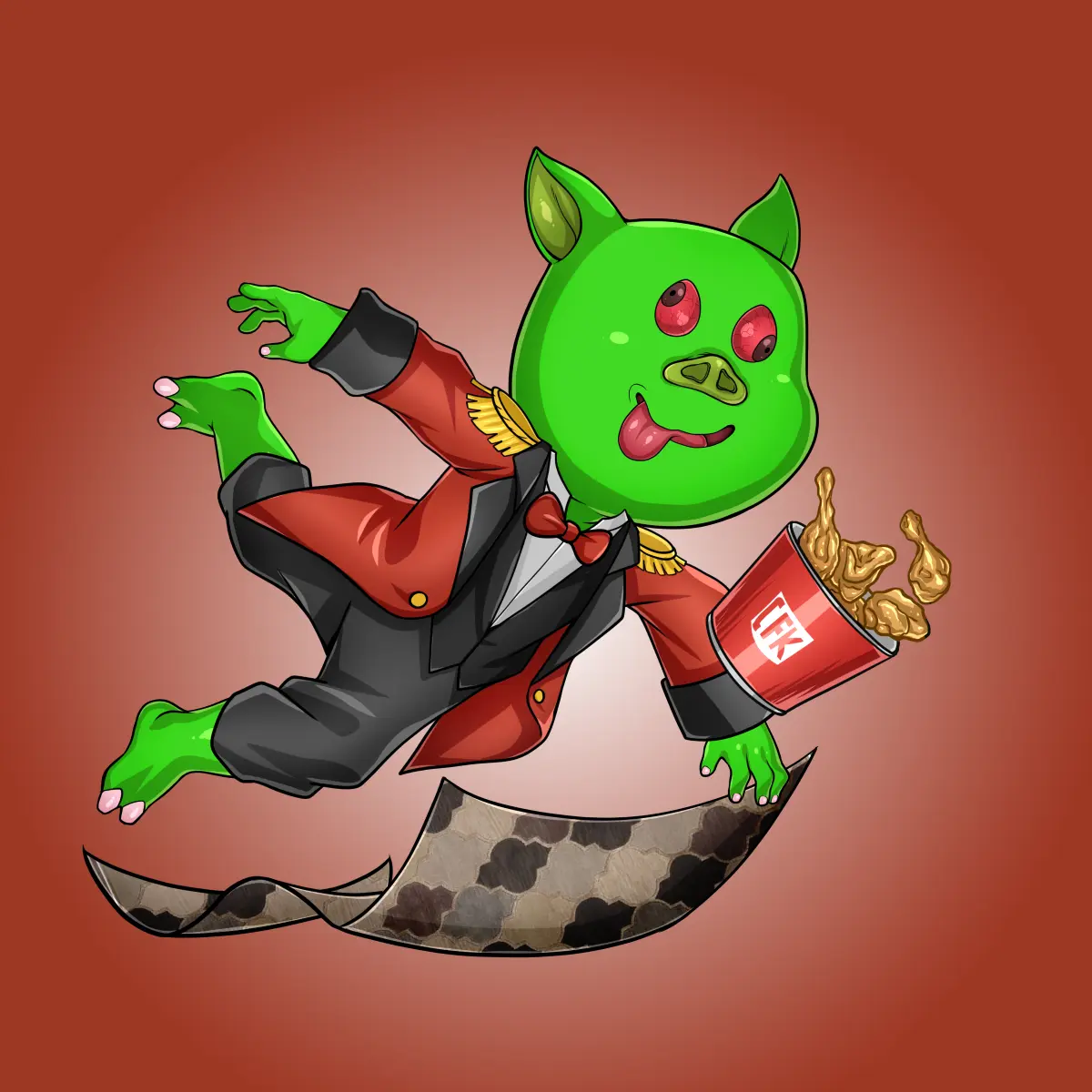 Rug Friends  #2093 NFT on Algorand