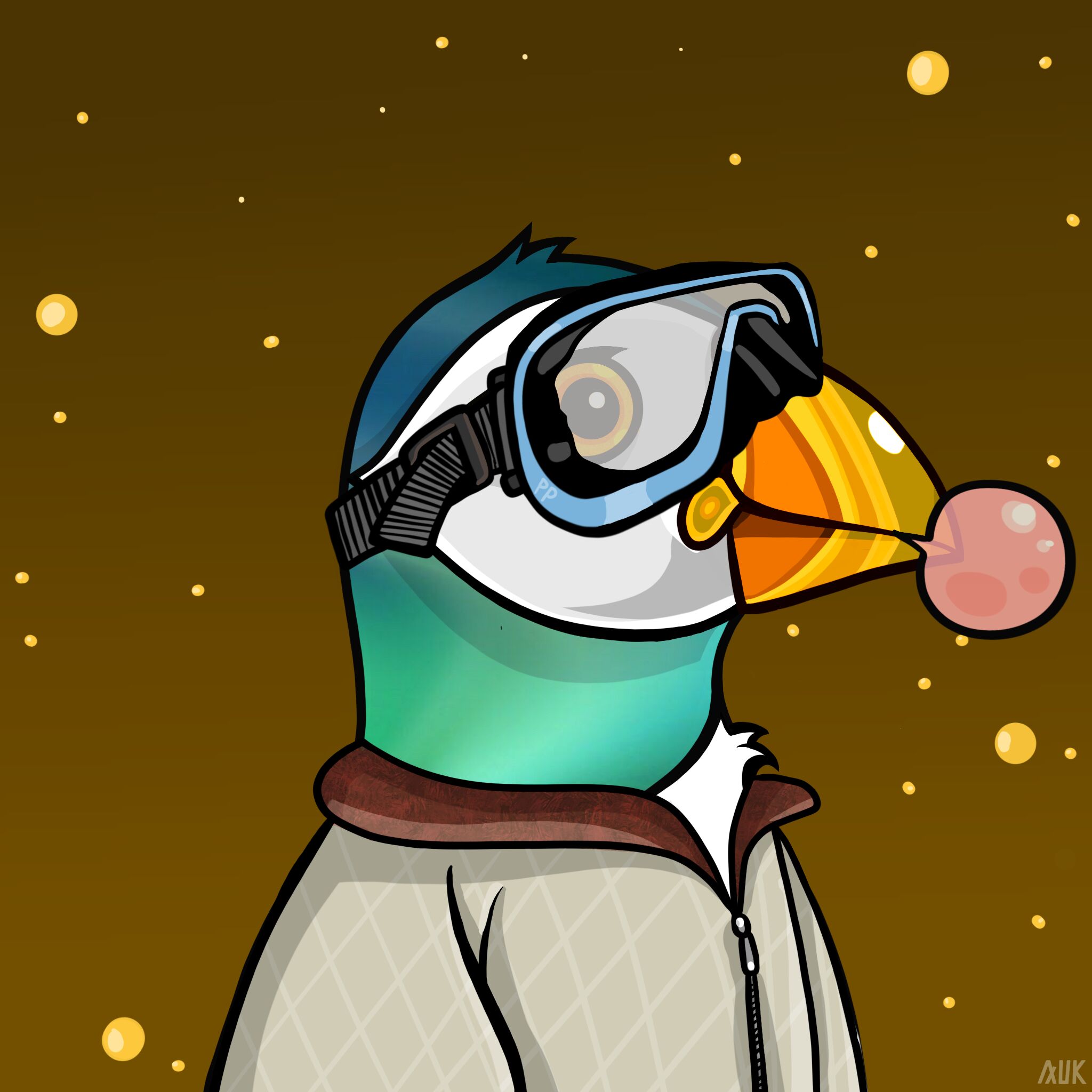 Poppin Puffins #78 NFT on Algorand