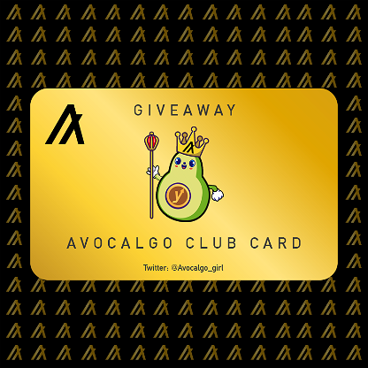 AVOCALGO GIVEAWAY CLUB CARD GOLD
