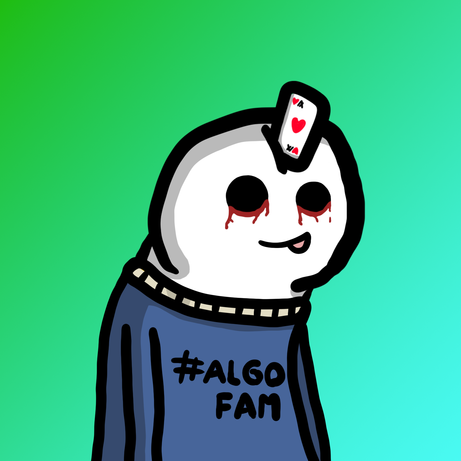 Happy Ghosteez #184 NFT on Algorand