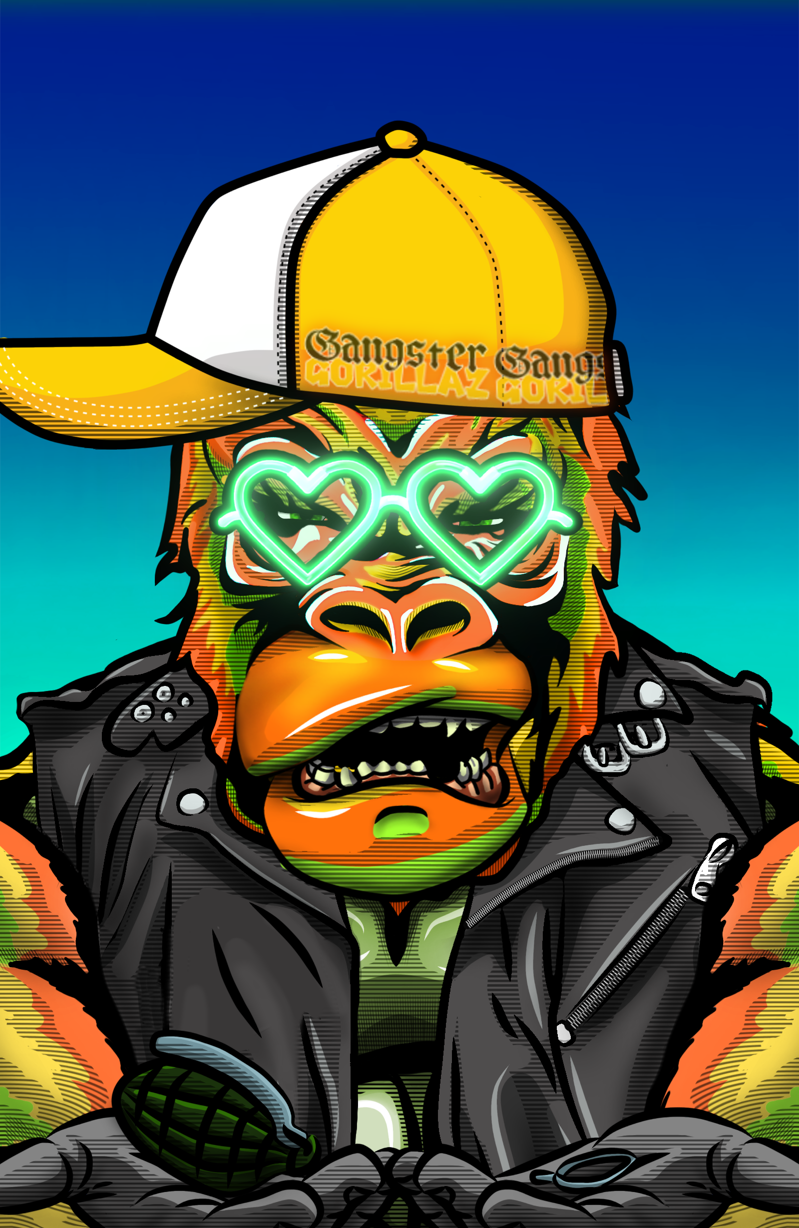 Gangster Gorilla 1914 NFT on Algorand