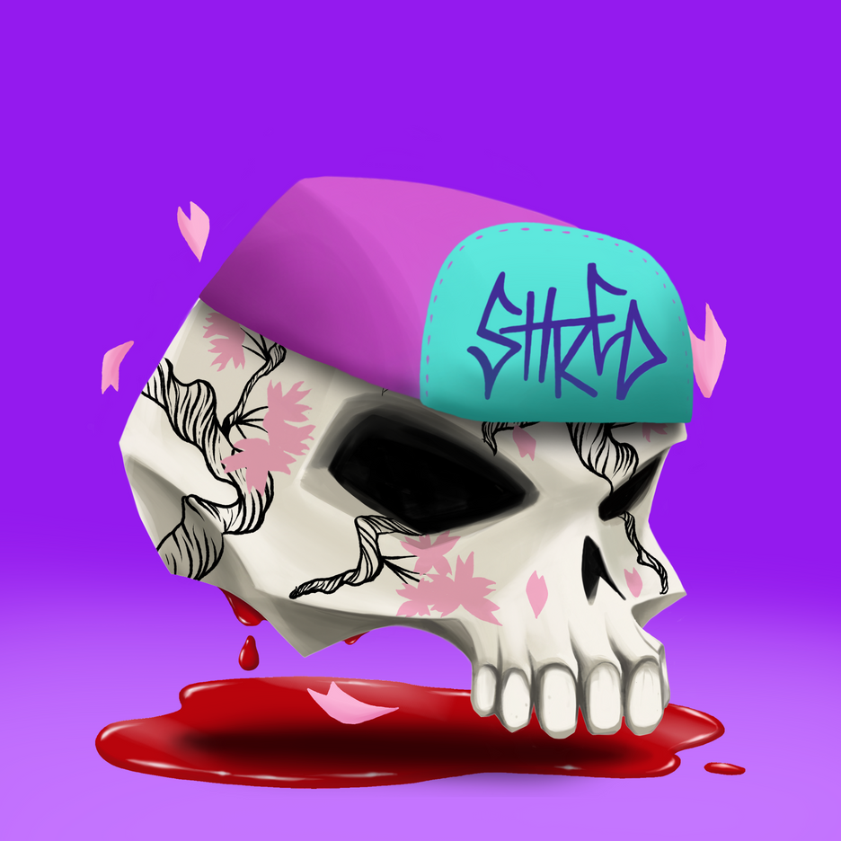 AlgoSkull #1664 NFT on Algorand