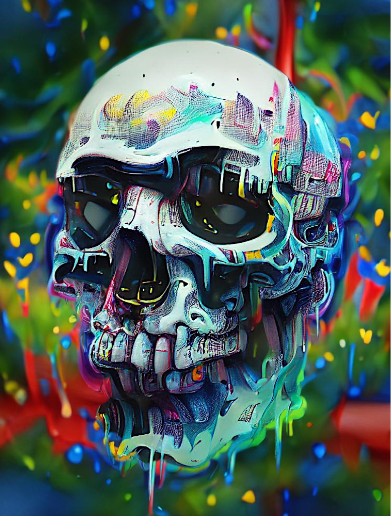 Psycho Skulls 009 NFT on Algorand