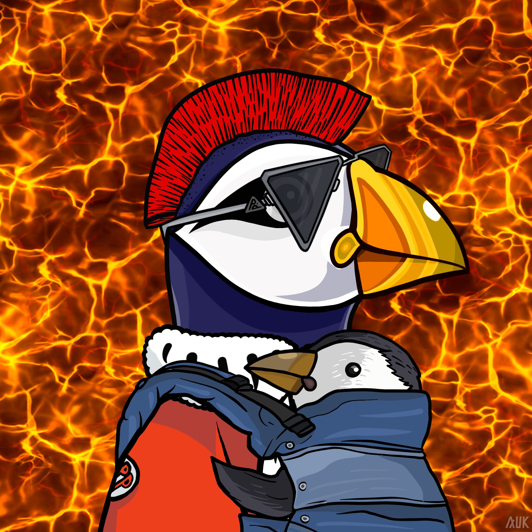 Poppin Puffins #7921 NFT on Algorand