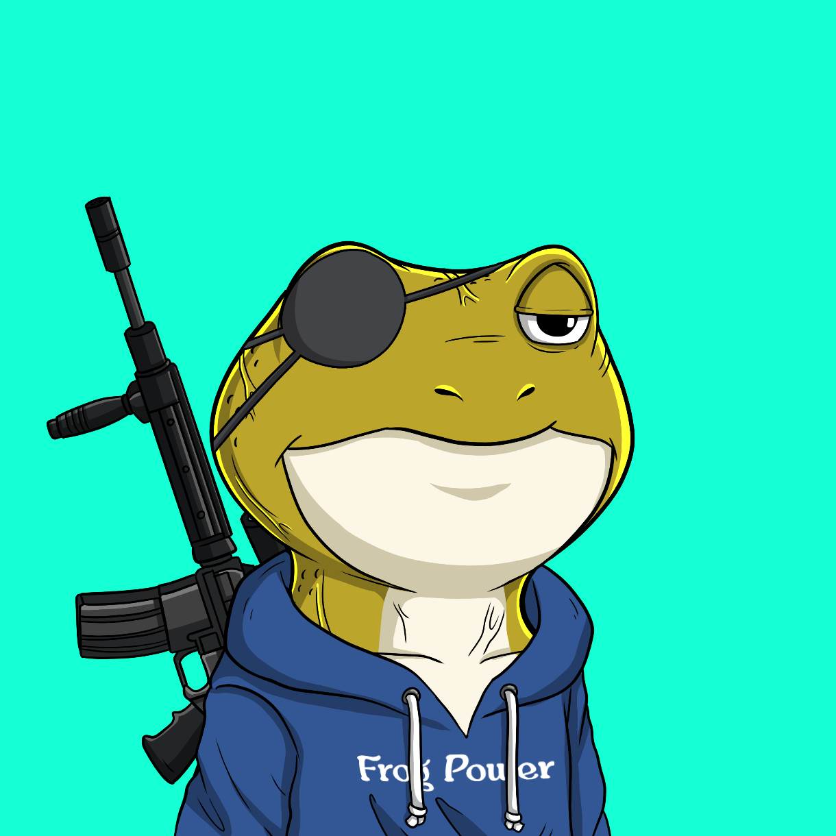 Fearless Frogs 689 NFT on Algorand