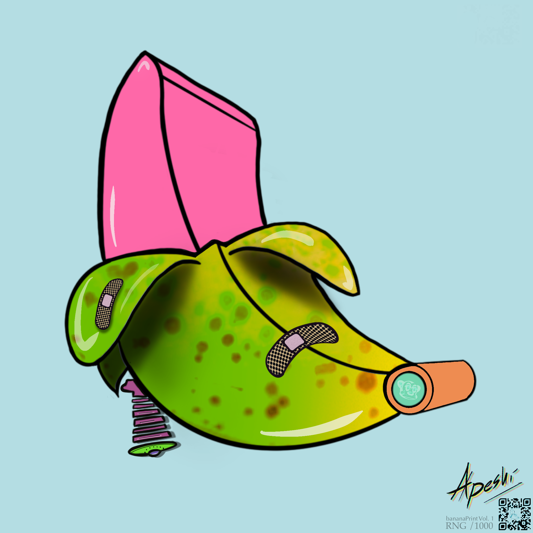 bananaPrint_Collection #47 NFT on Algorand