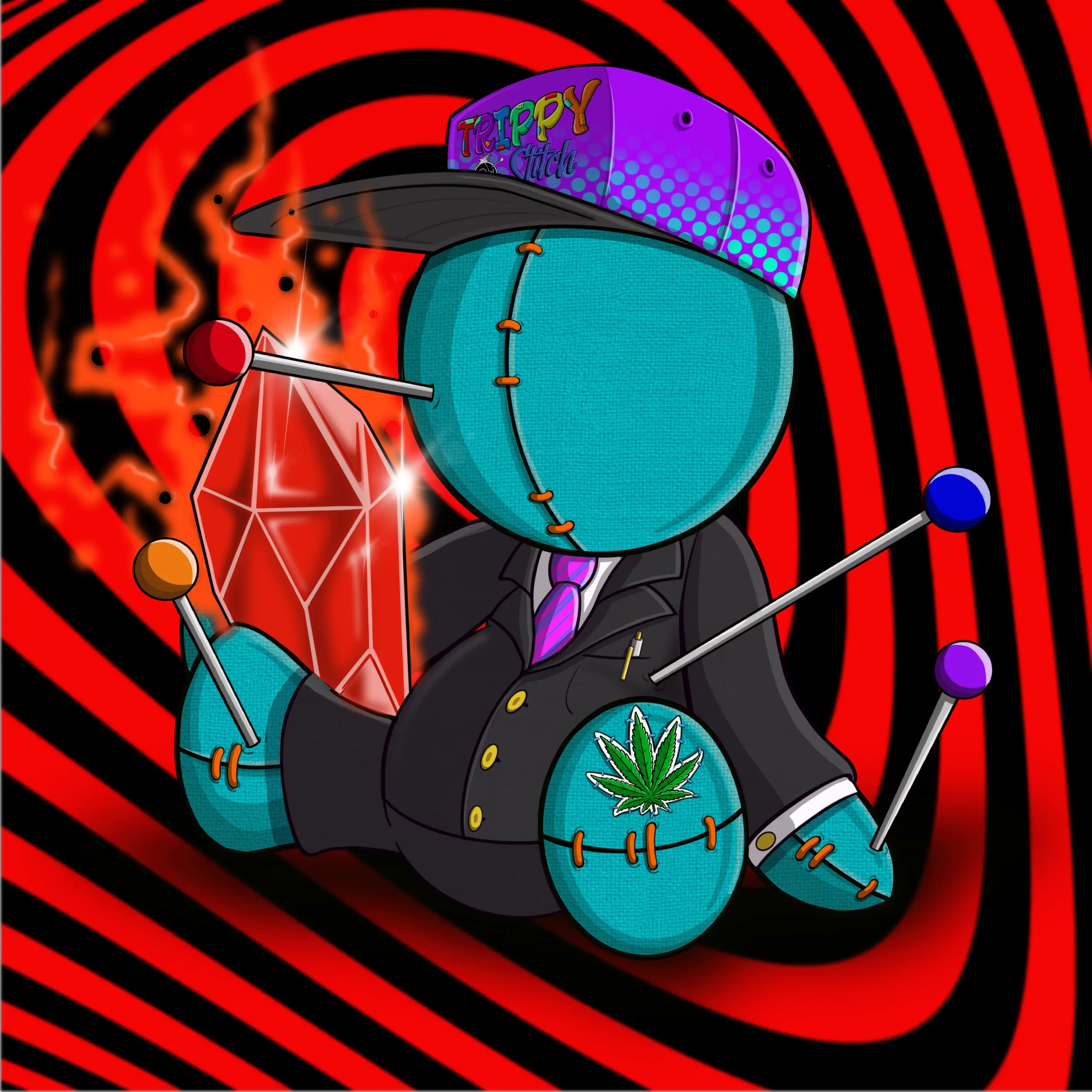 Trippy Stitch #537 NFT on Algorand
