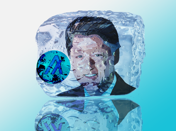 An image of Ice Cubed Bill Clinton