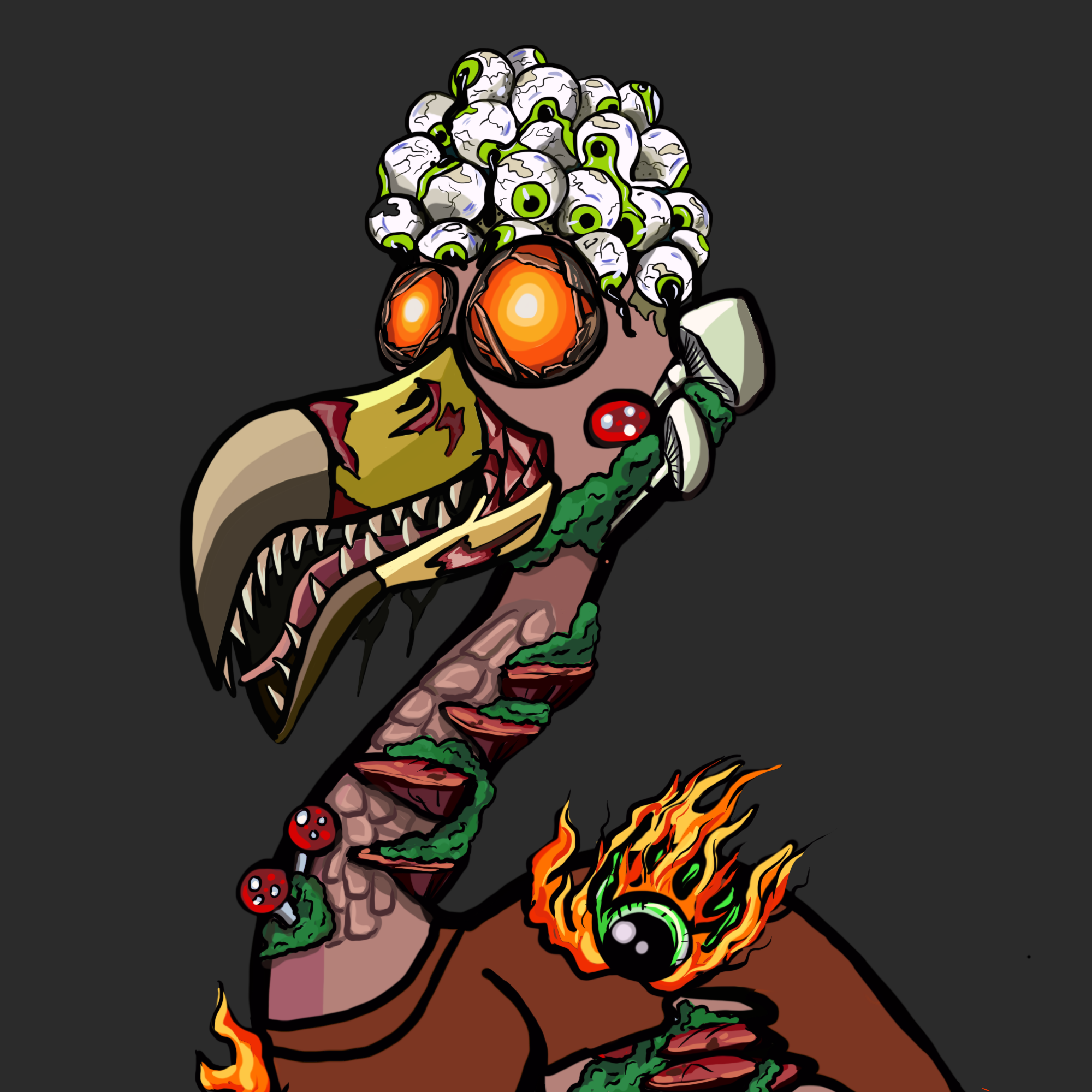 Monster Mingo #930 NFT on Algorand