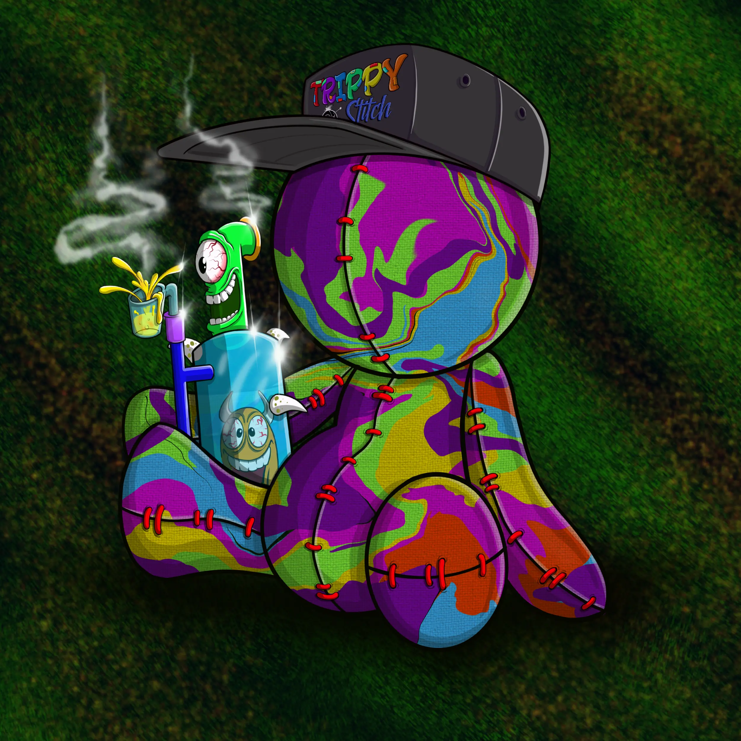 Trippy Stitch #1154 NFT on Algorand