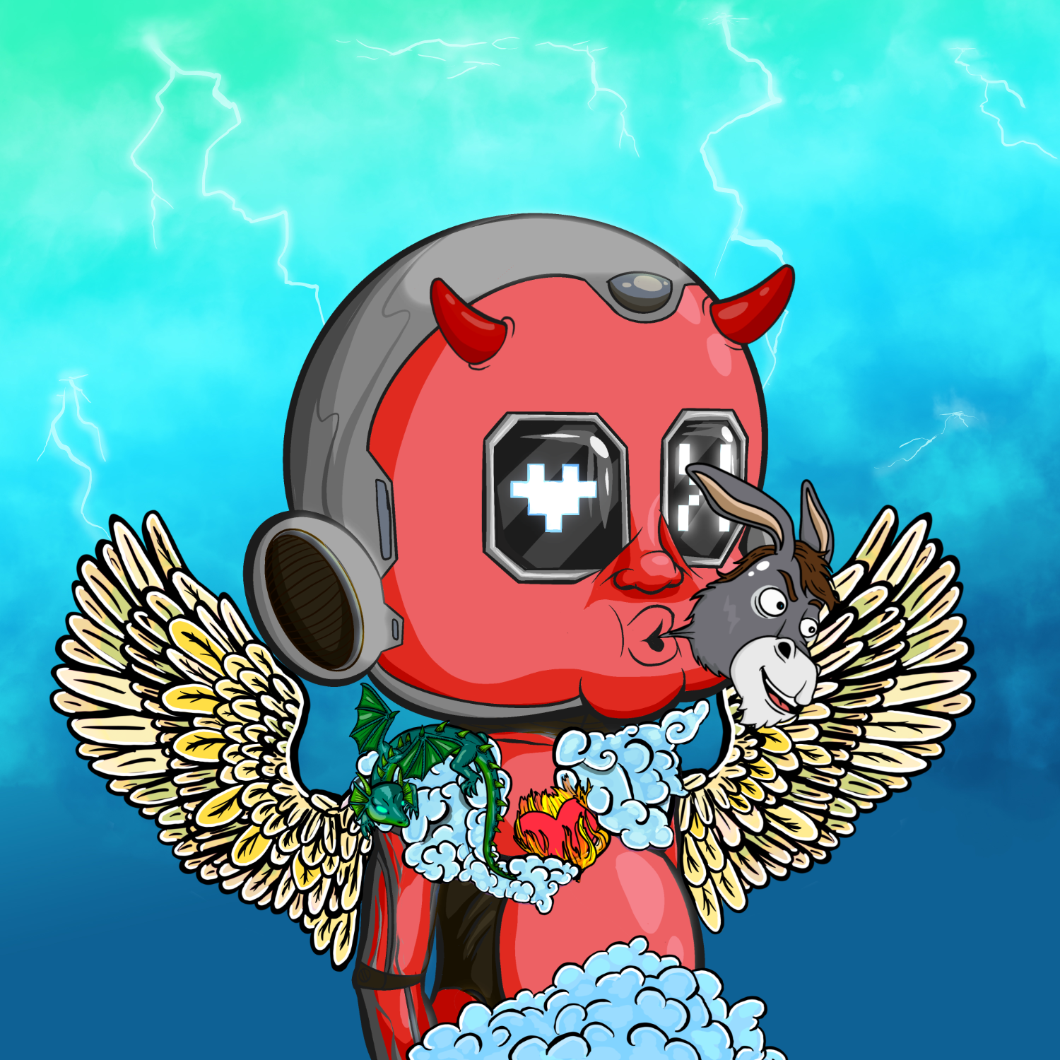 CRAZY CLONE 797 NFT on Algorand