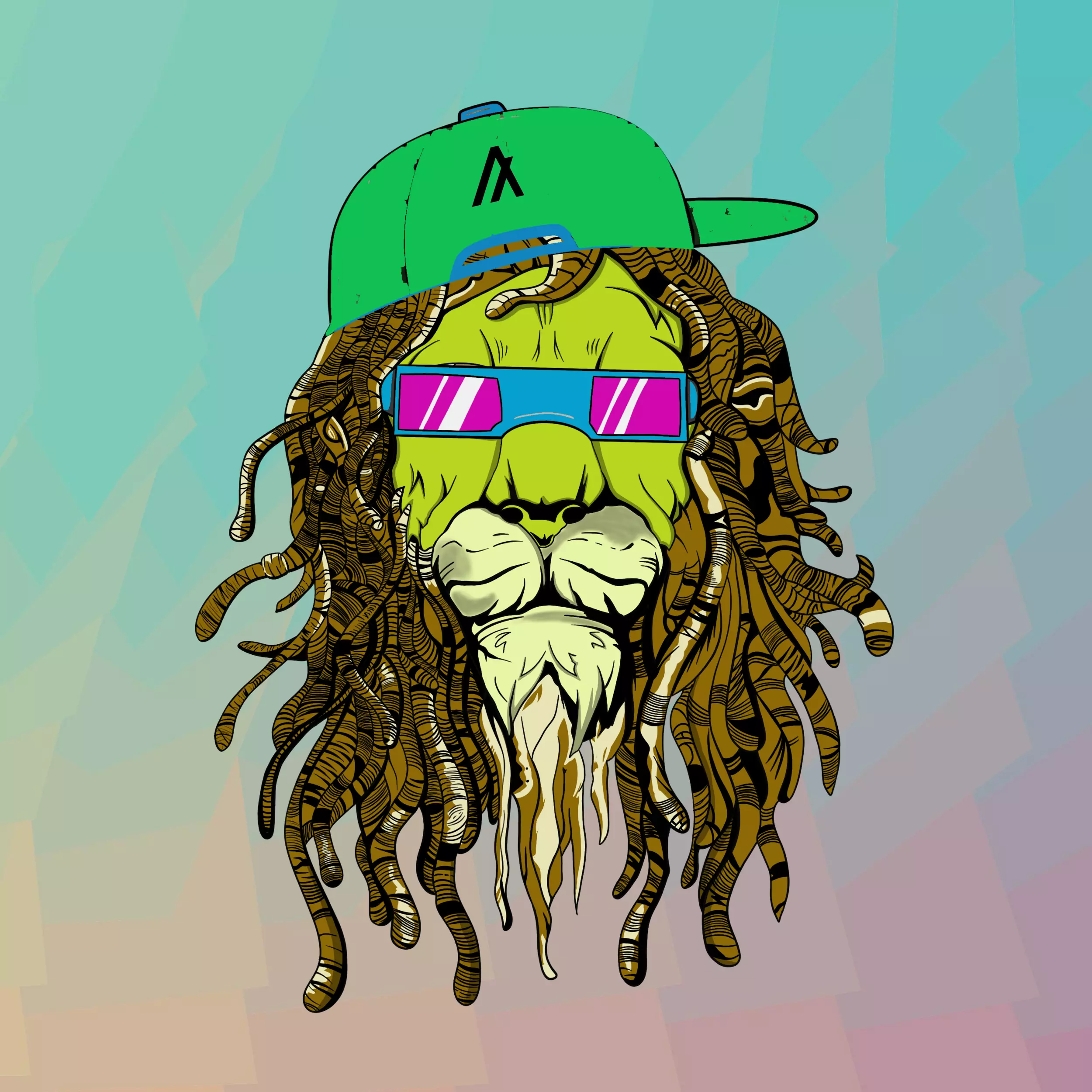 Reggae Lions #158 NFT on Algorand