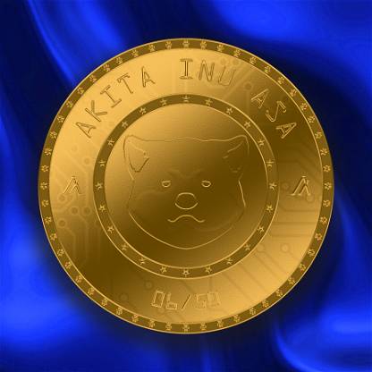 Akita Inu Asa Gold Coin #6