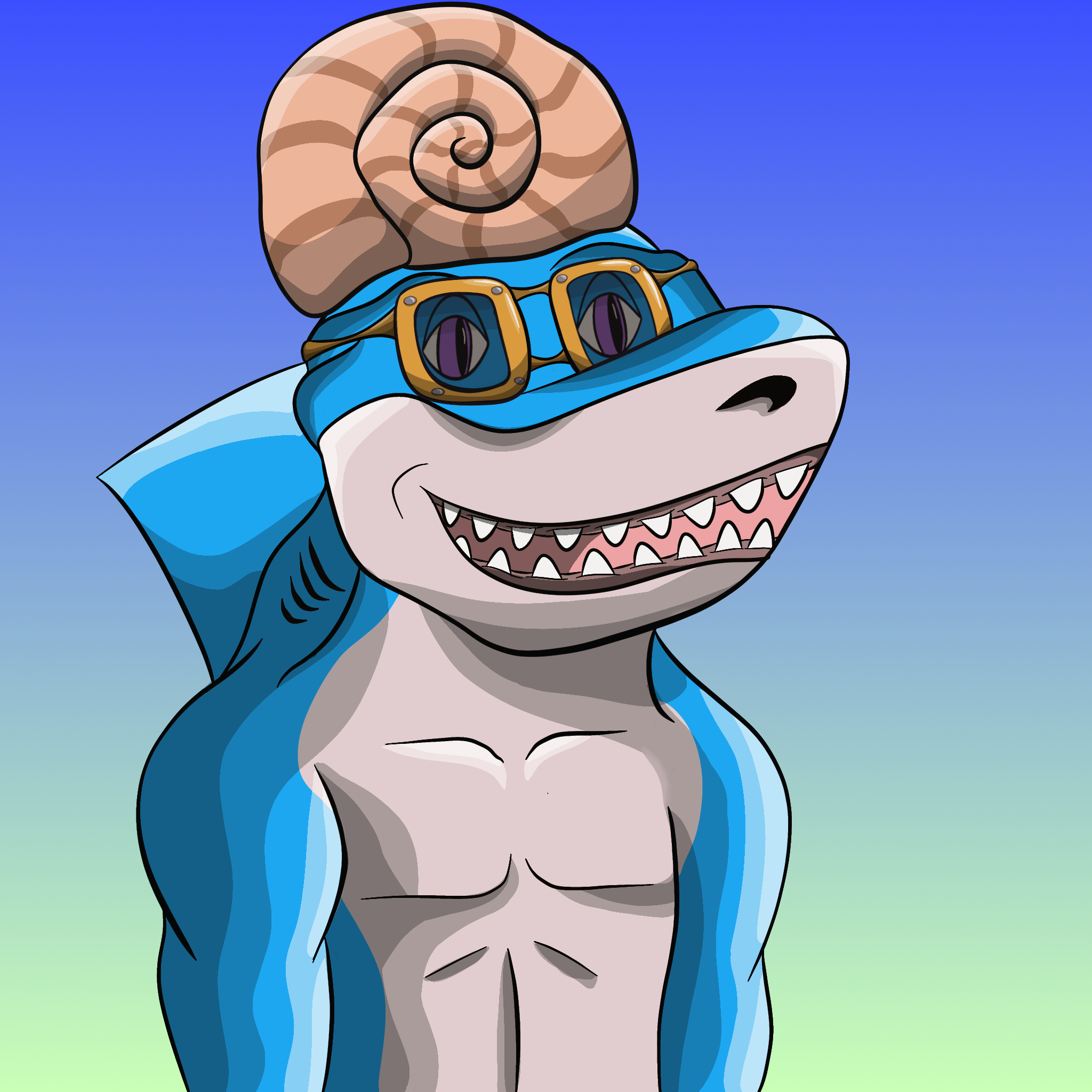 SavageShark #1418 NFT on Algorand