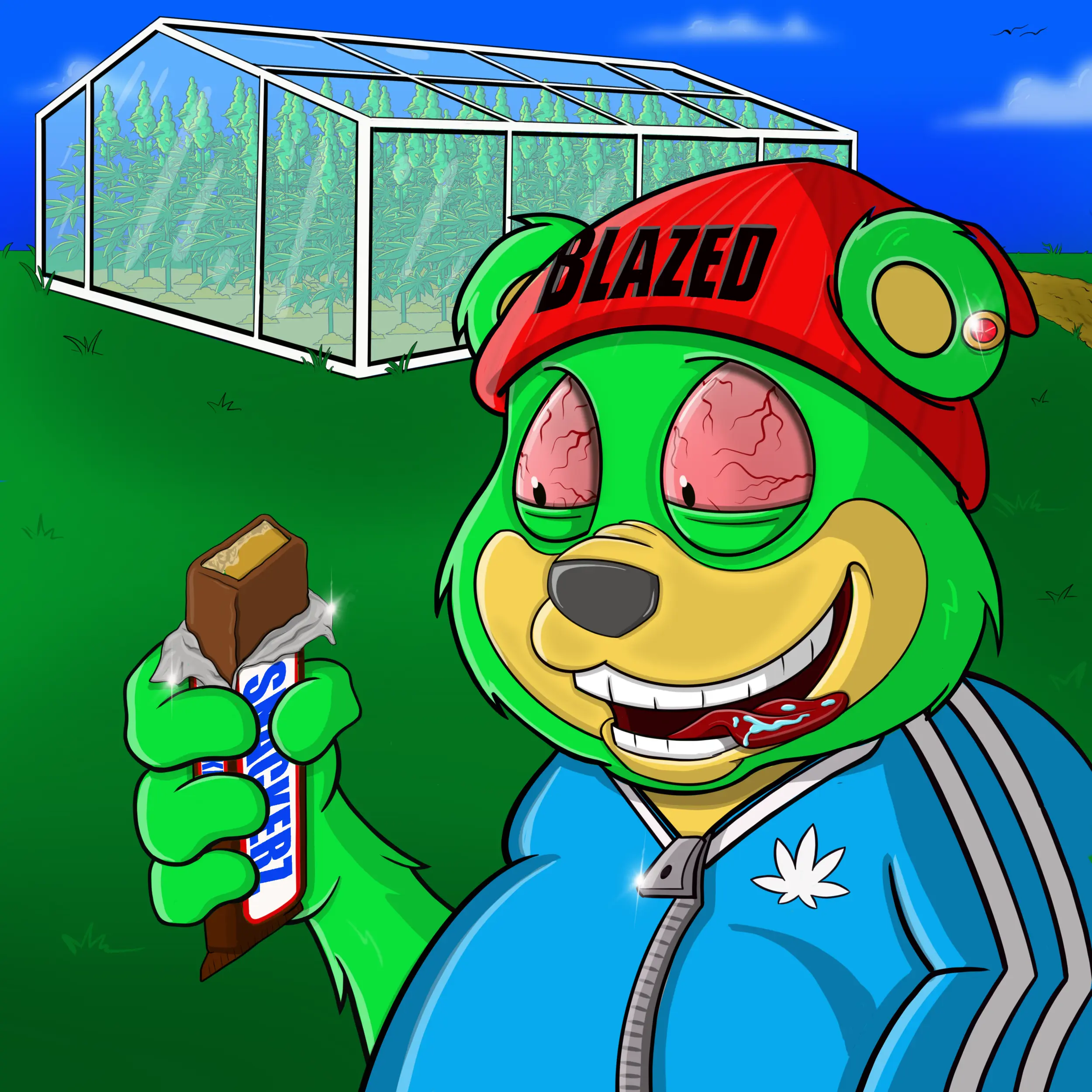 Burnin Bears #1854 NFT on Algorand