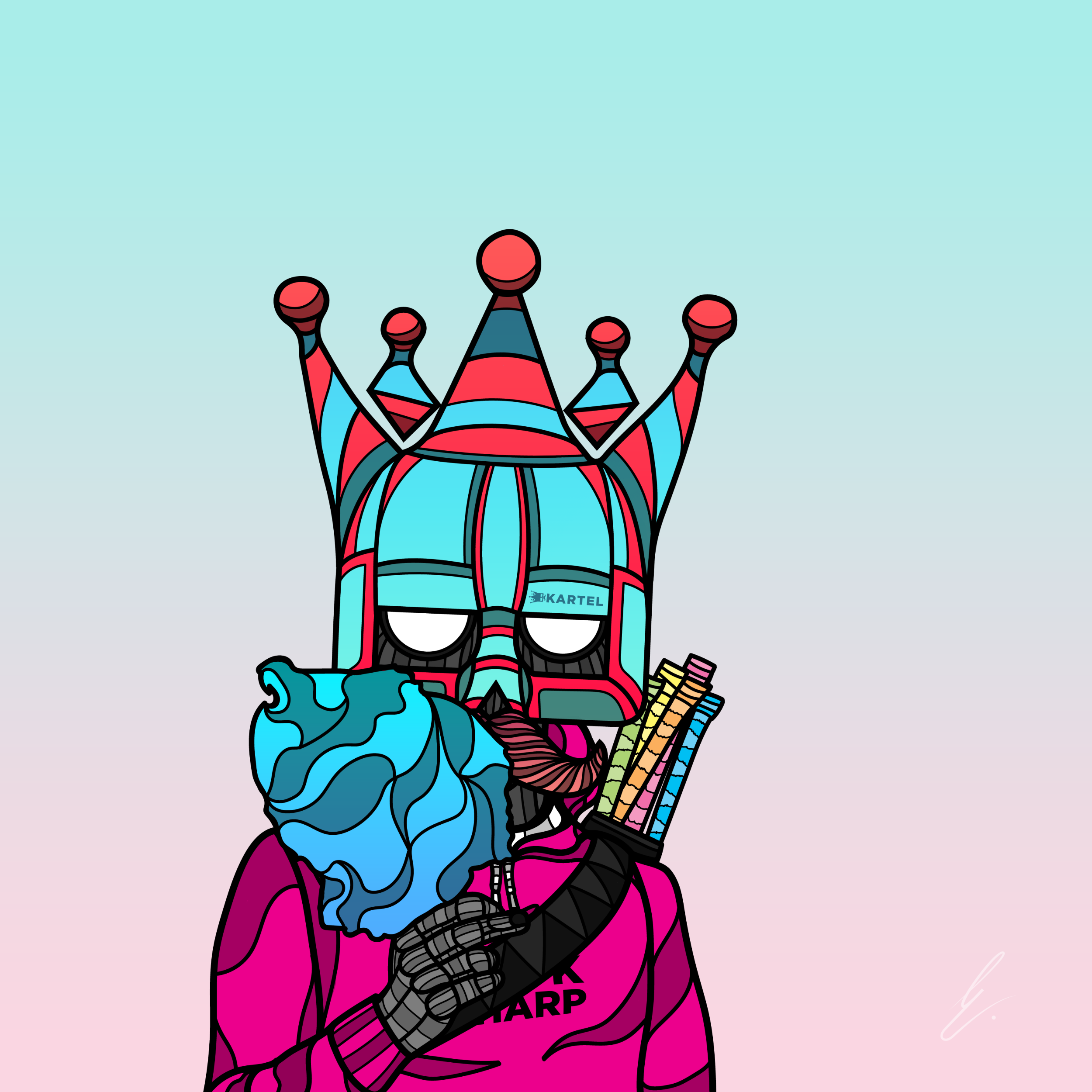 B-KARTEL: SQUADDIES #2351 NFT on Algorand