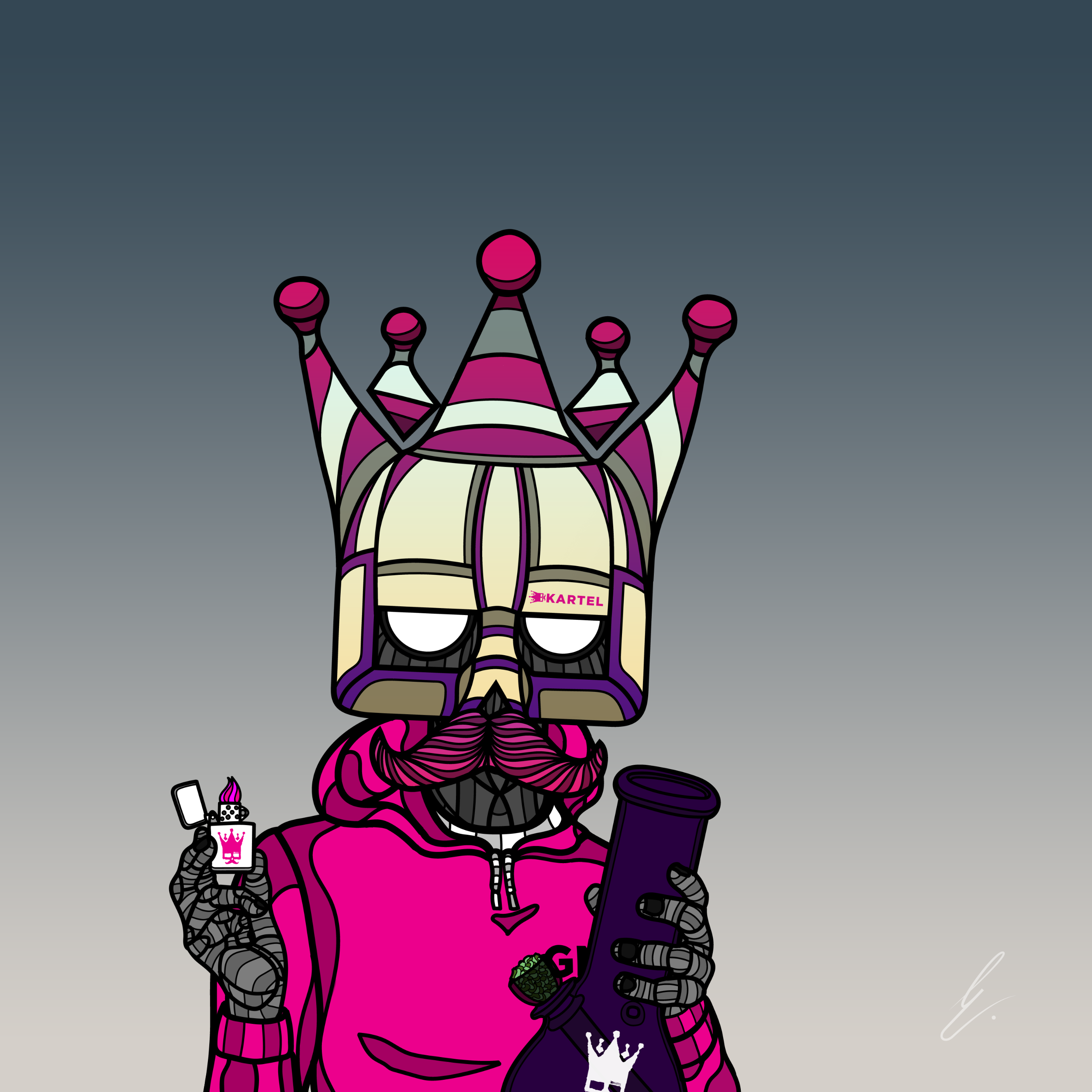 B-KARTEL: SQUADDIES #2411 NFT on Algorand