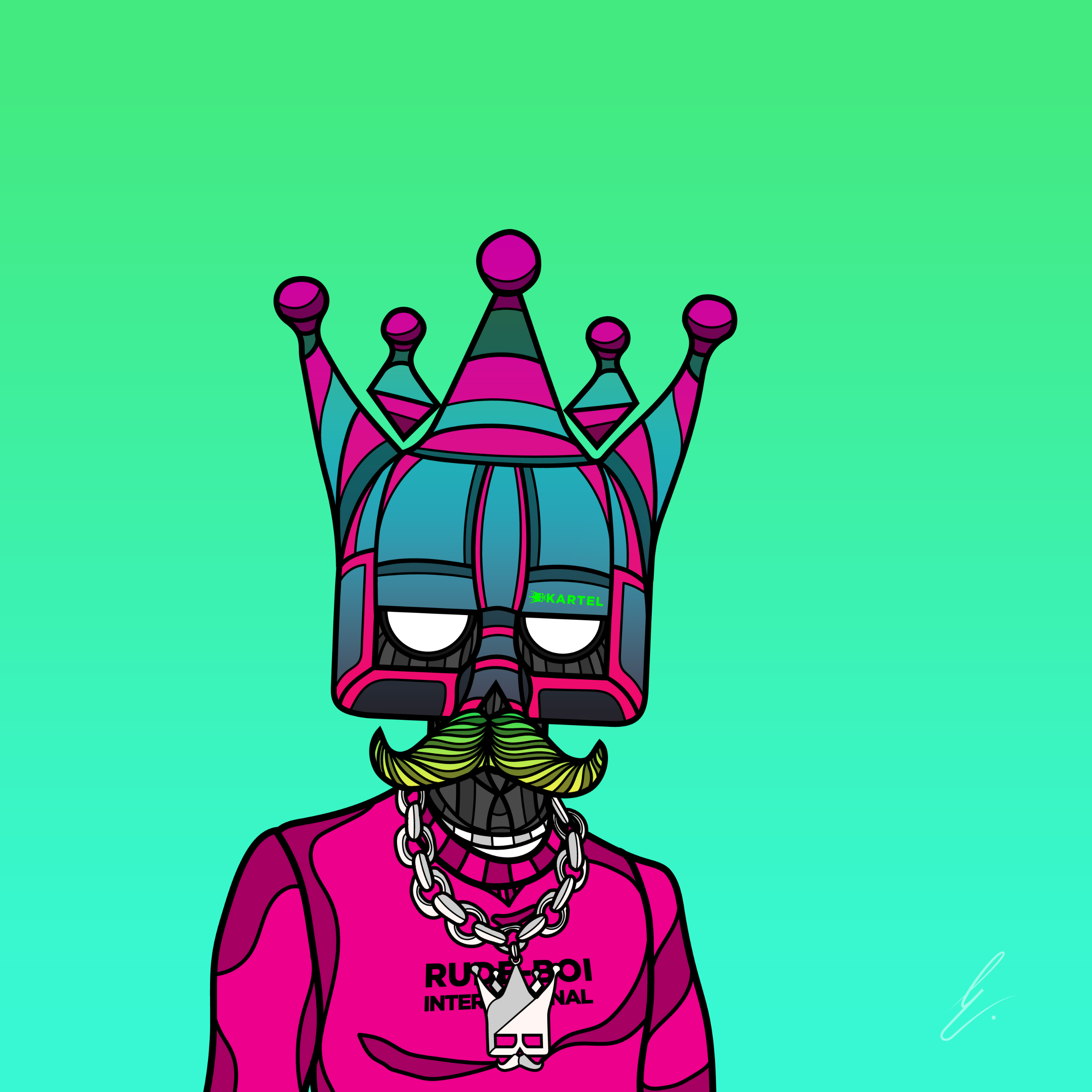 B-KARTEL: SQUADDIES #2416 NFT on Algorand