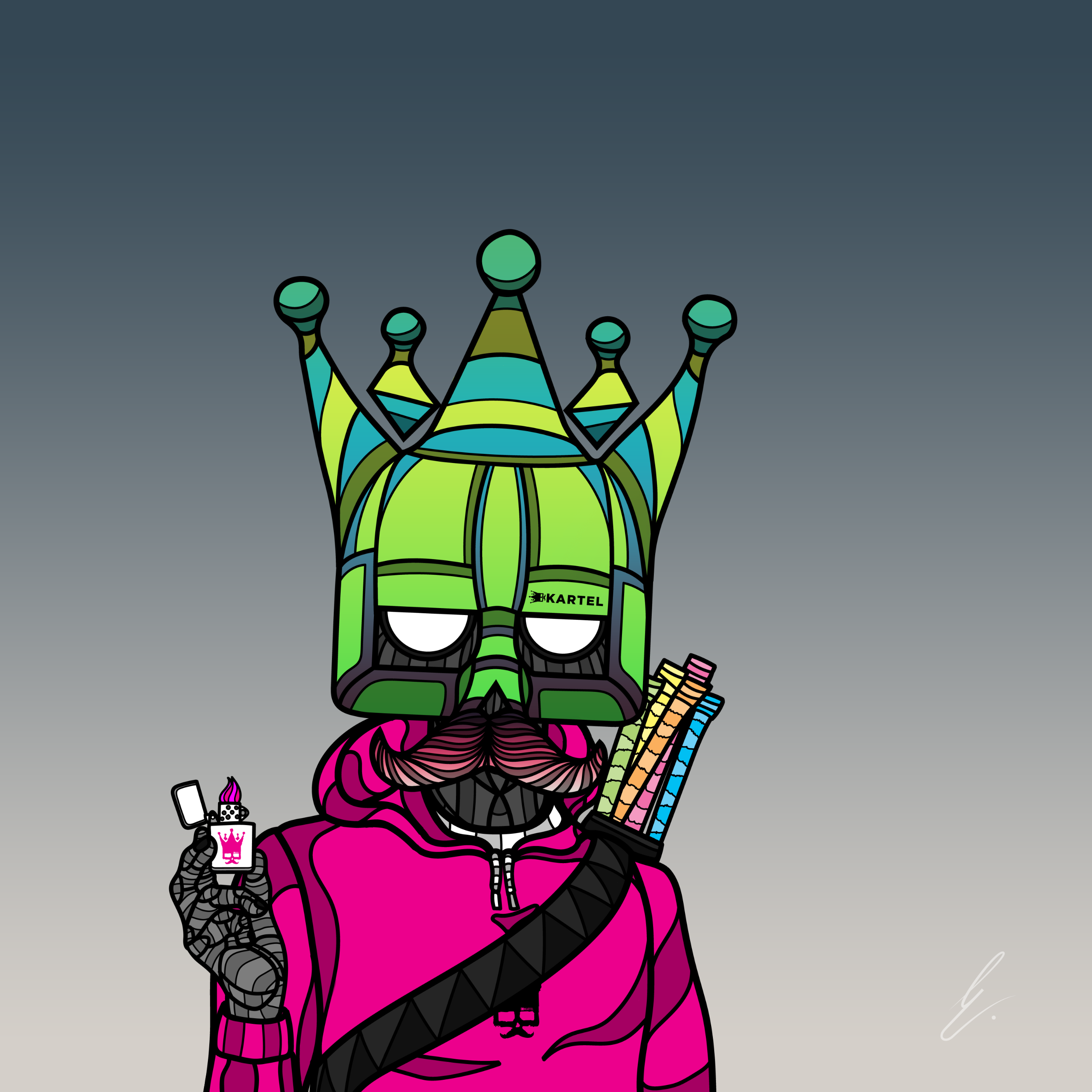 B-KARTEL: SQUADDIES #2443 NFT on Algorand