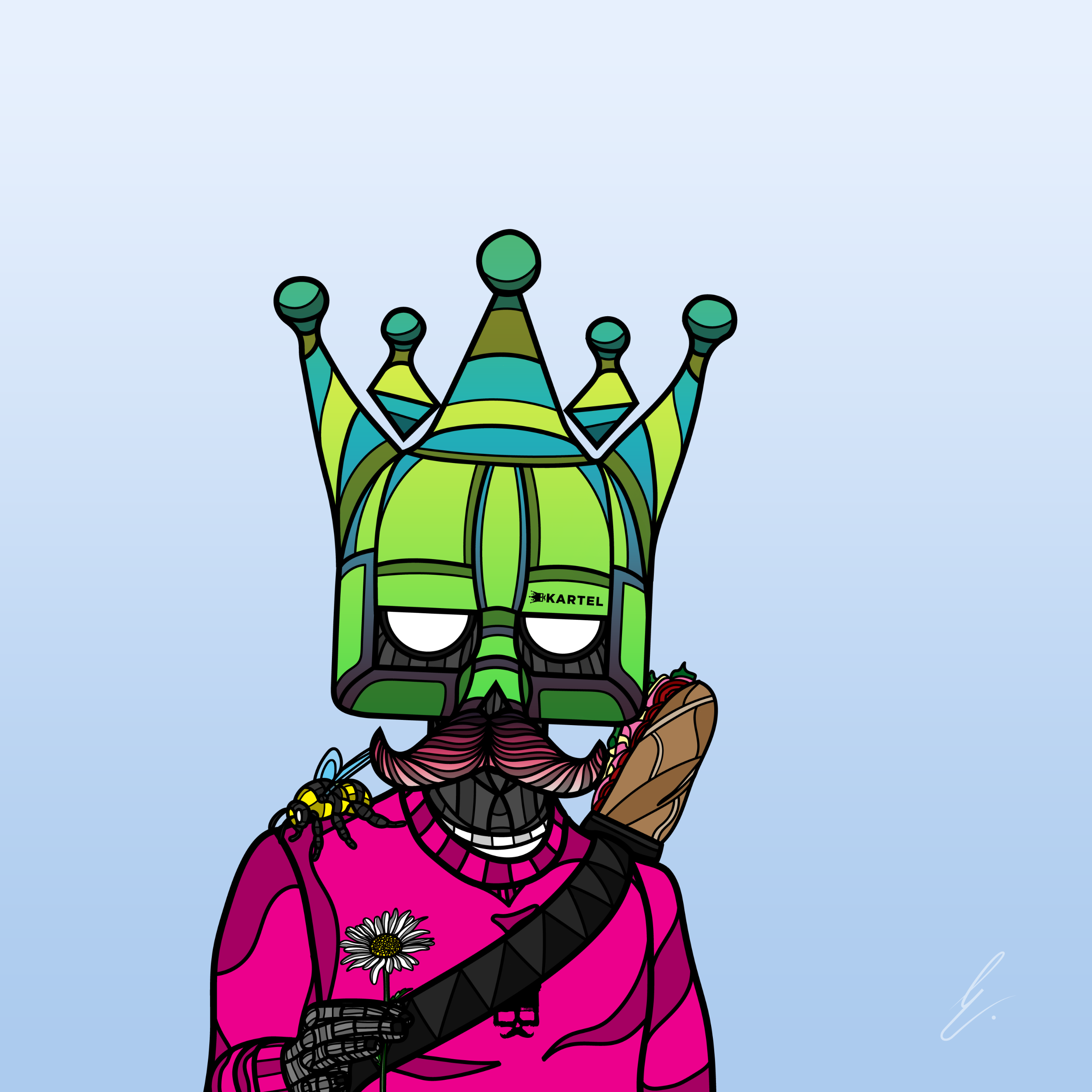 B-KARTEL: SQUADDIES #2447 NFT on Algorand