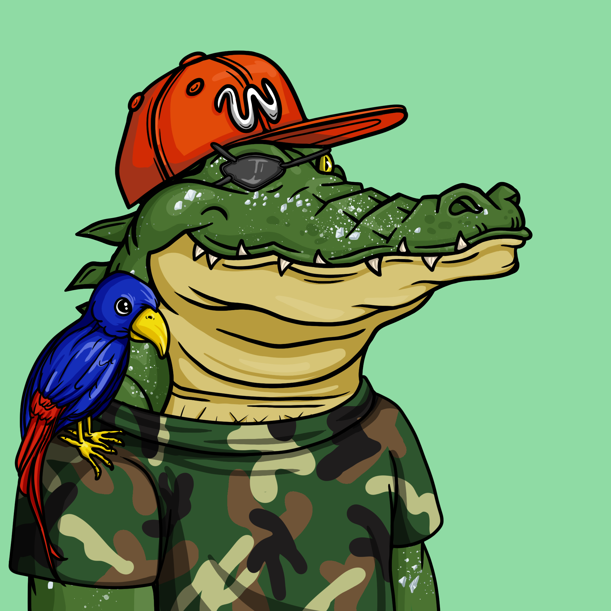 Warrior Croc #791 NFT on Algorand