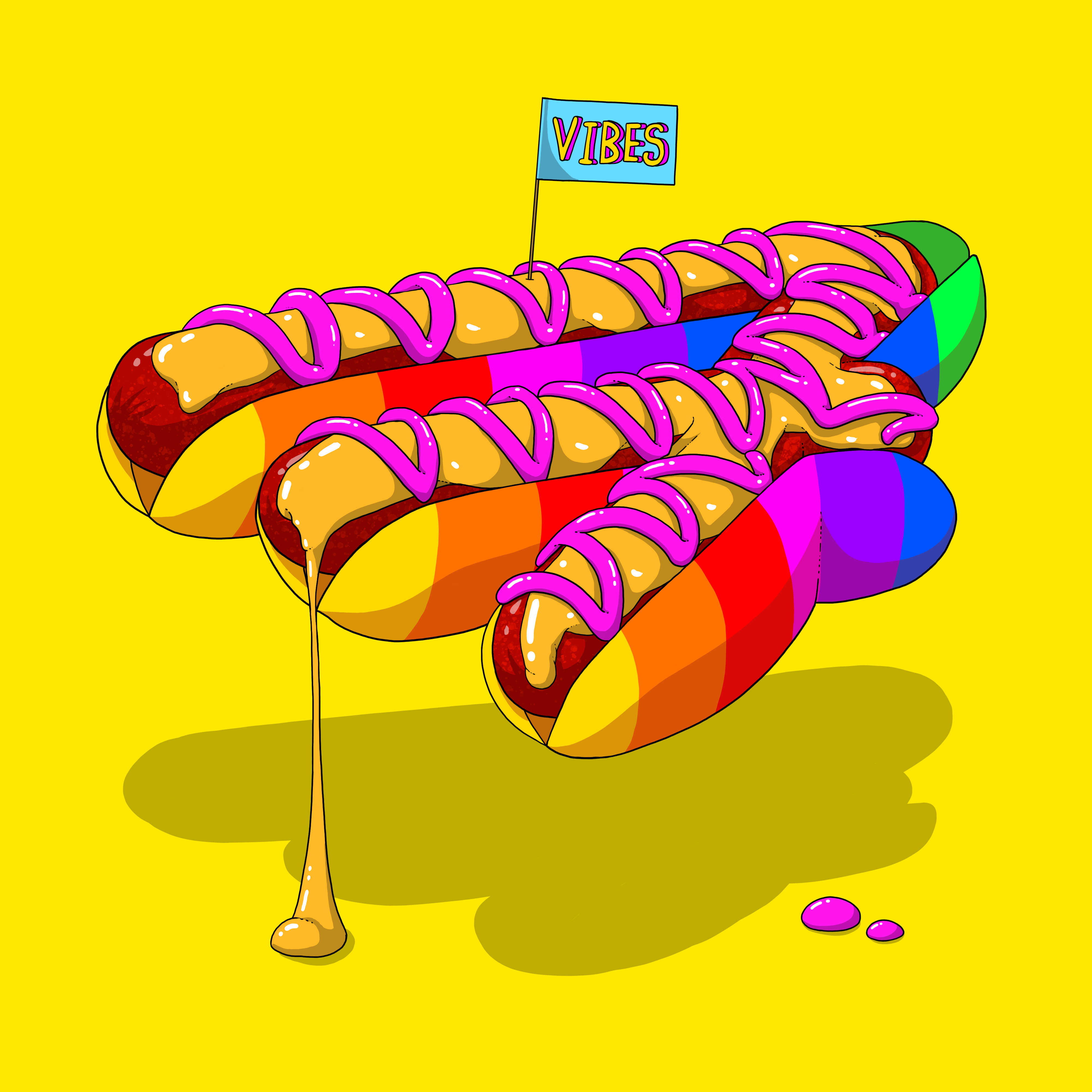 Hawt Dawgs #55 NFT on Algorand