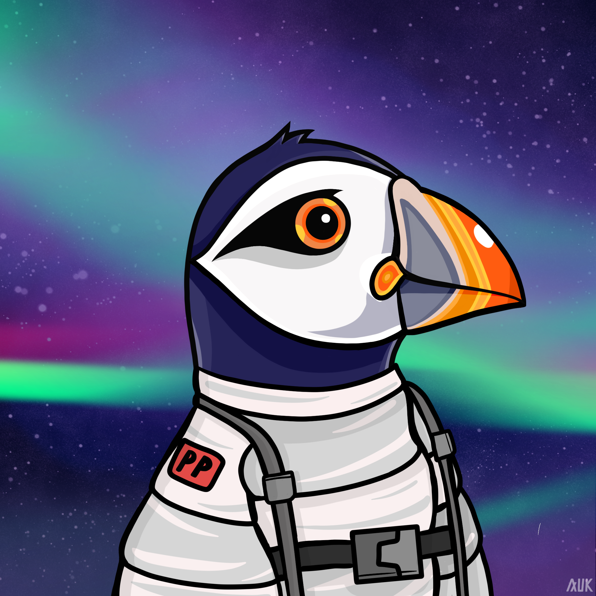 Poppin Puffins #8972 NFT on Algorand