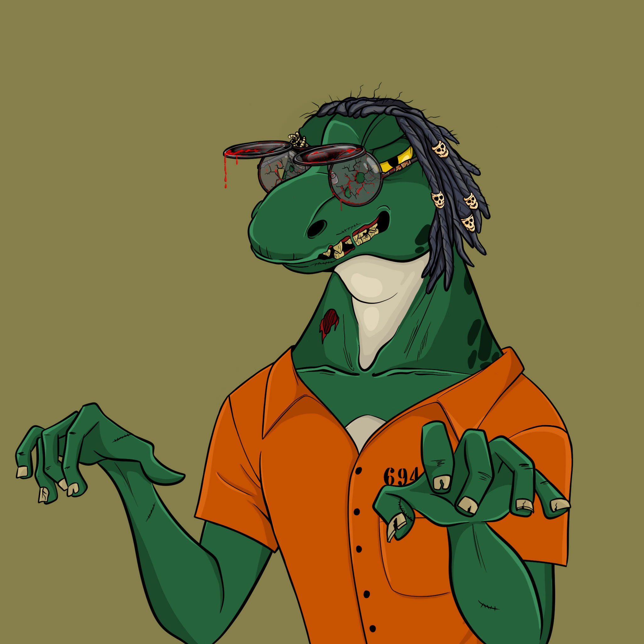 MvZ Zombie #2347 NFT on Algorand