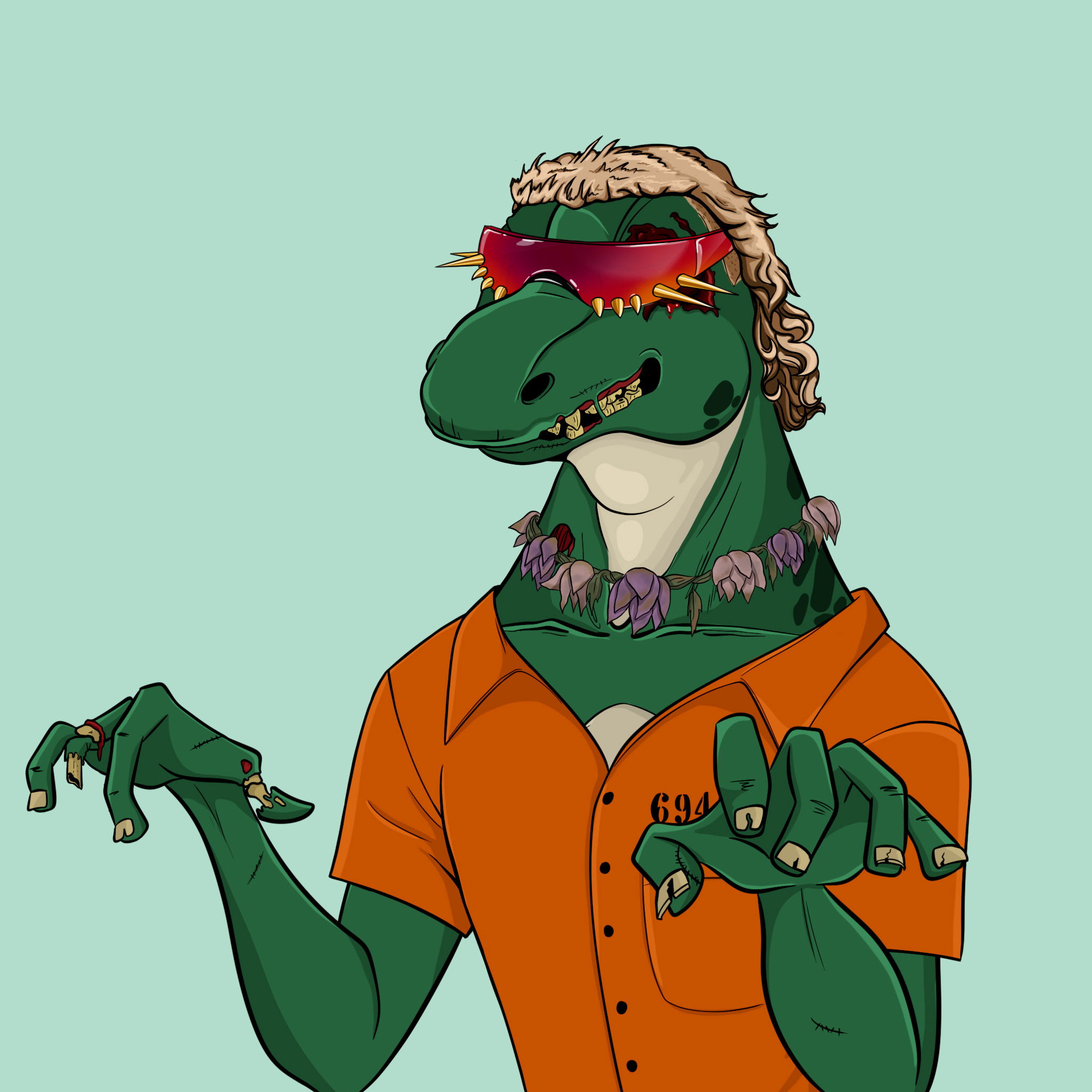 MvZ Zombie #1564 NFT on Algorand