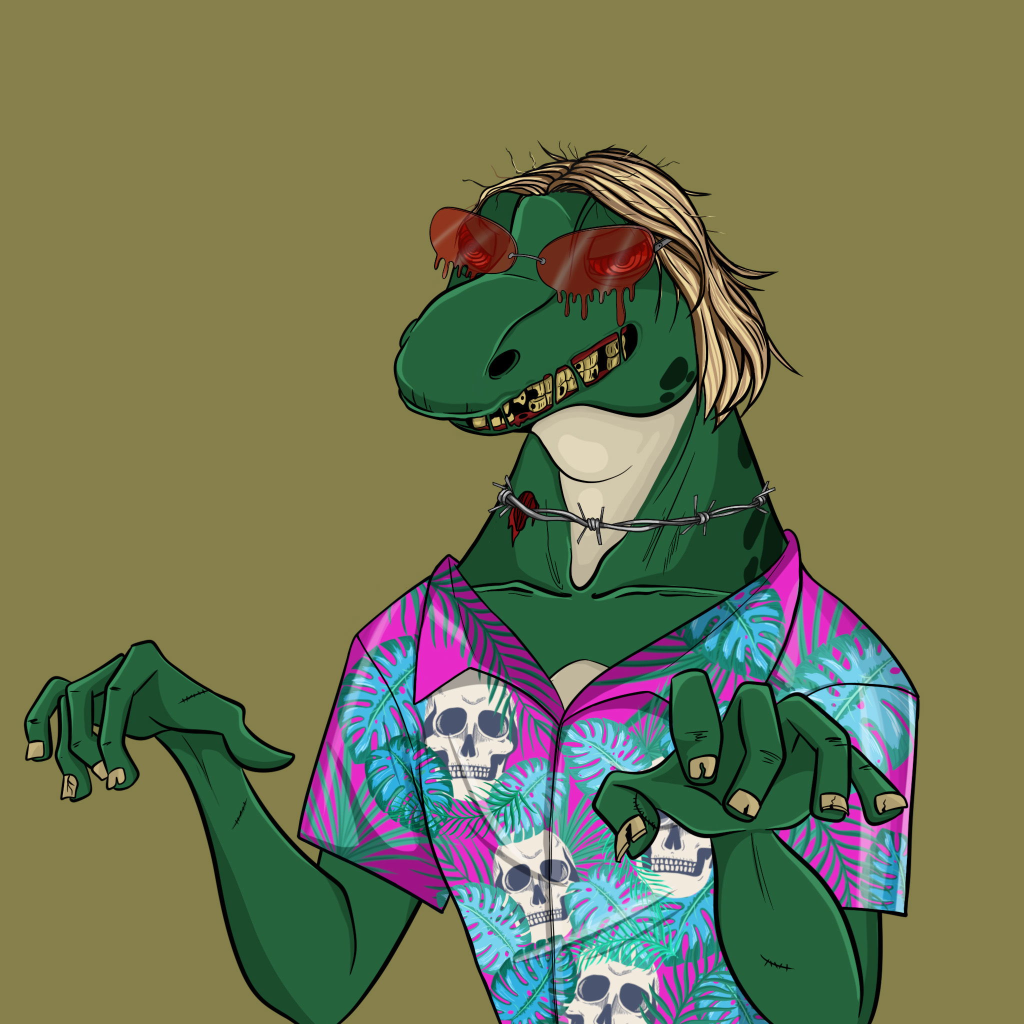 MvZ Zombie #2166 NFT on Algorand