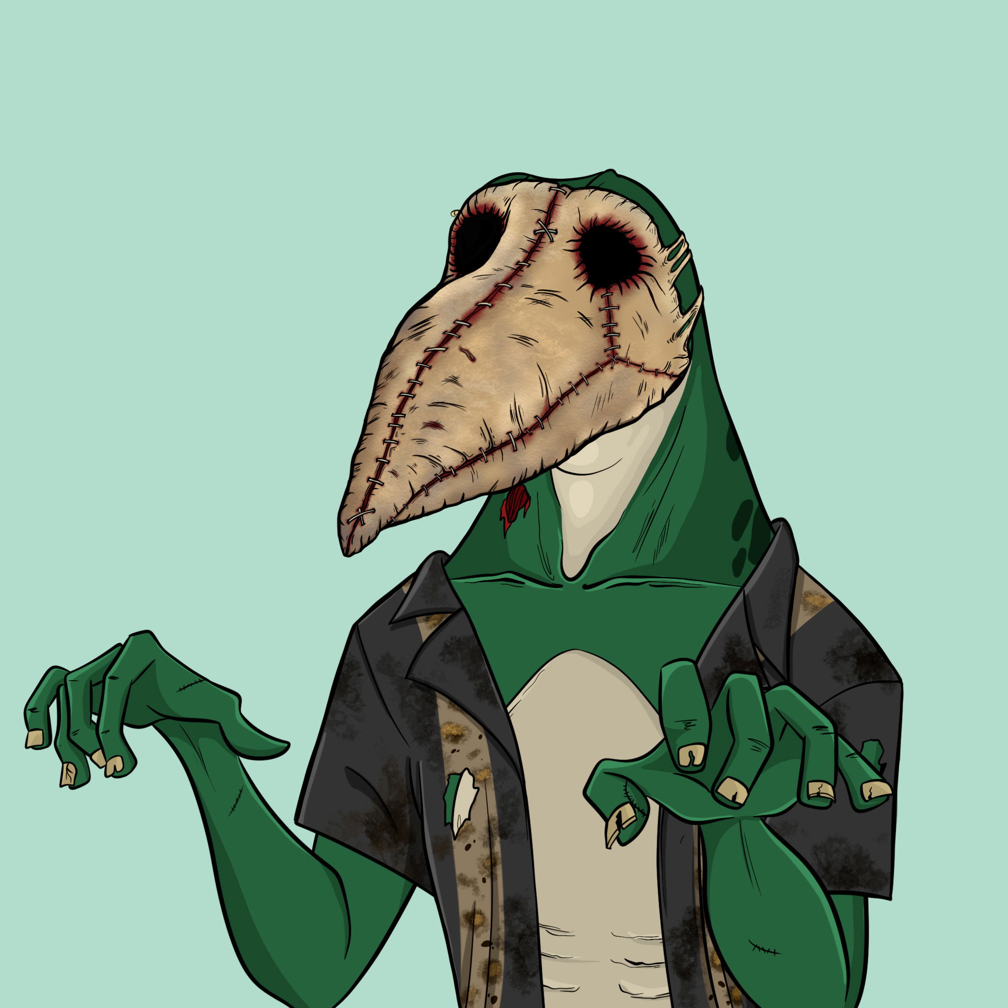 MvZ Zombie #1544 NFT on Algorand