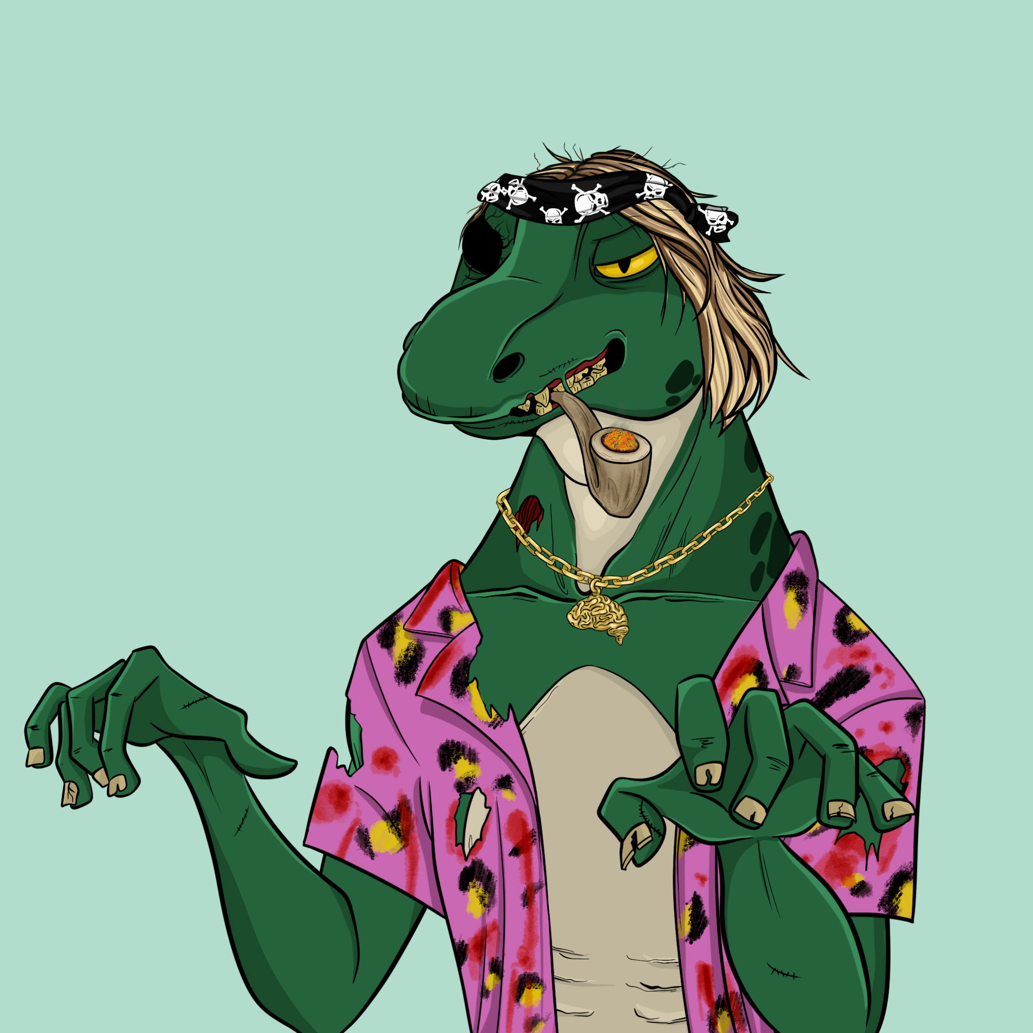 MvZ Zombie #1786 NFT on Algorand