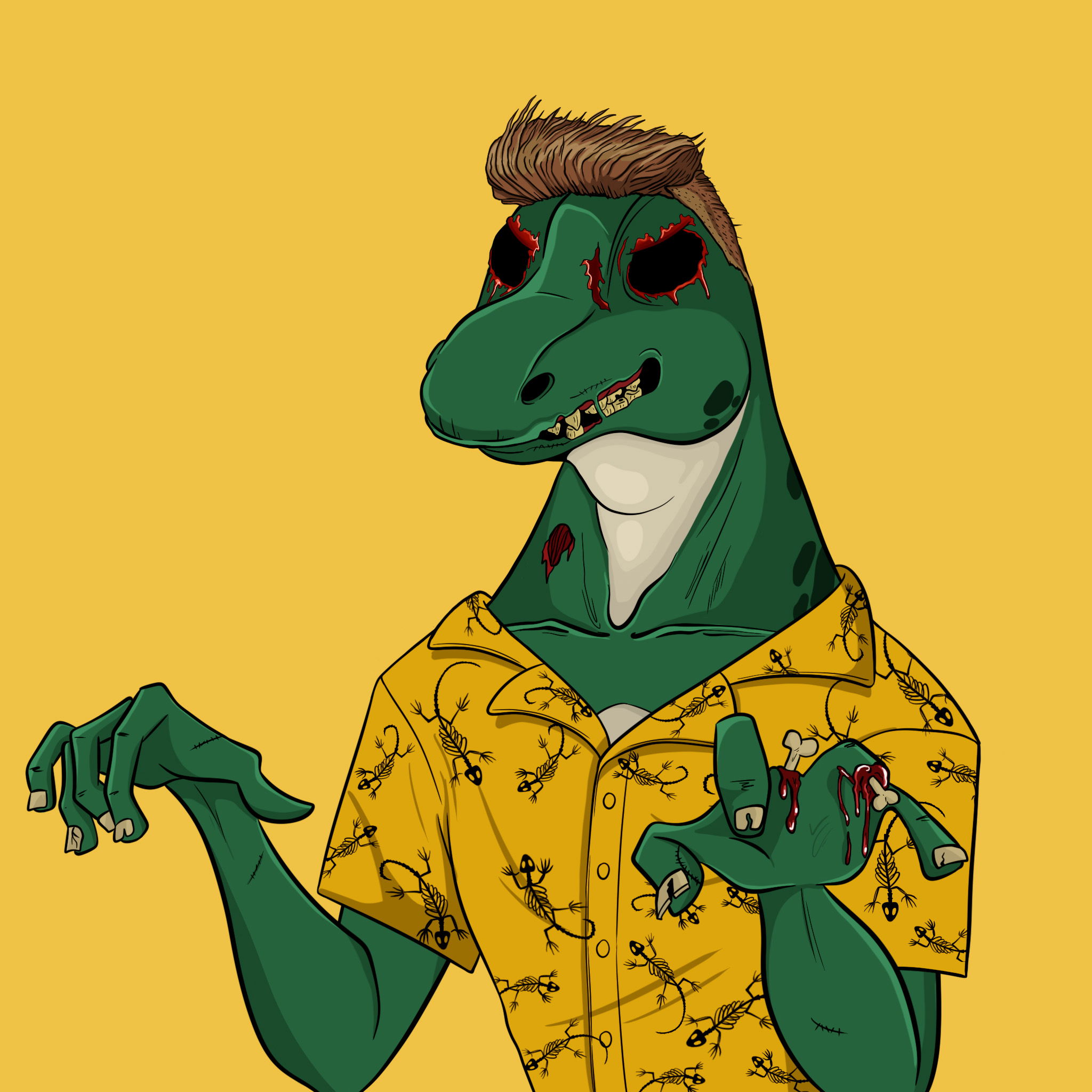 MvZ Zombie #2317 NFT on Algorand